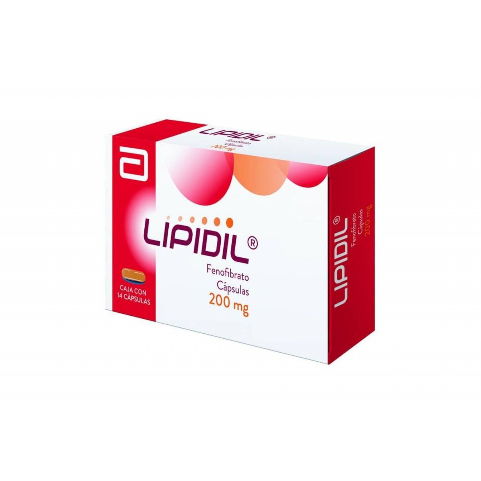 Lipidil 200 mg Caja Con 14 Cápsulas 