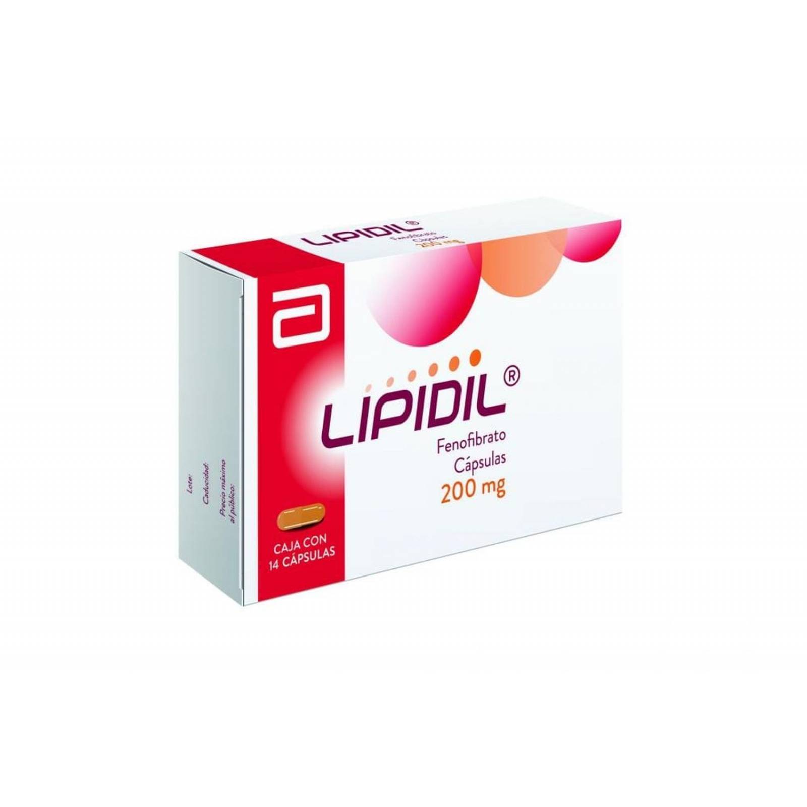 Lipidil 200 mg Caja Con 14 Cápsulas 