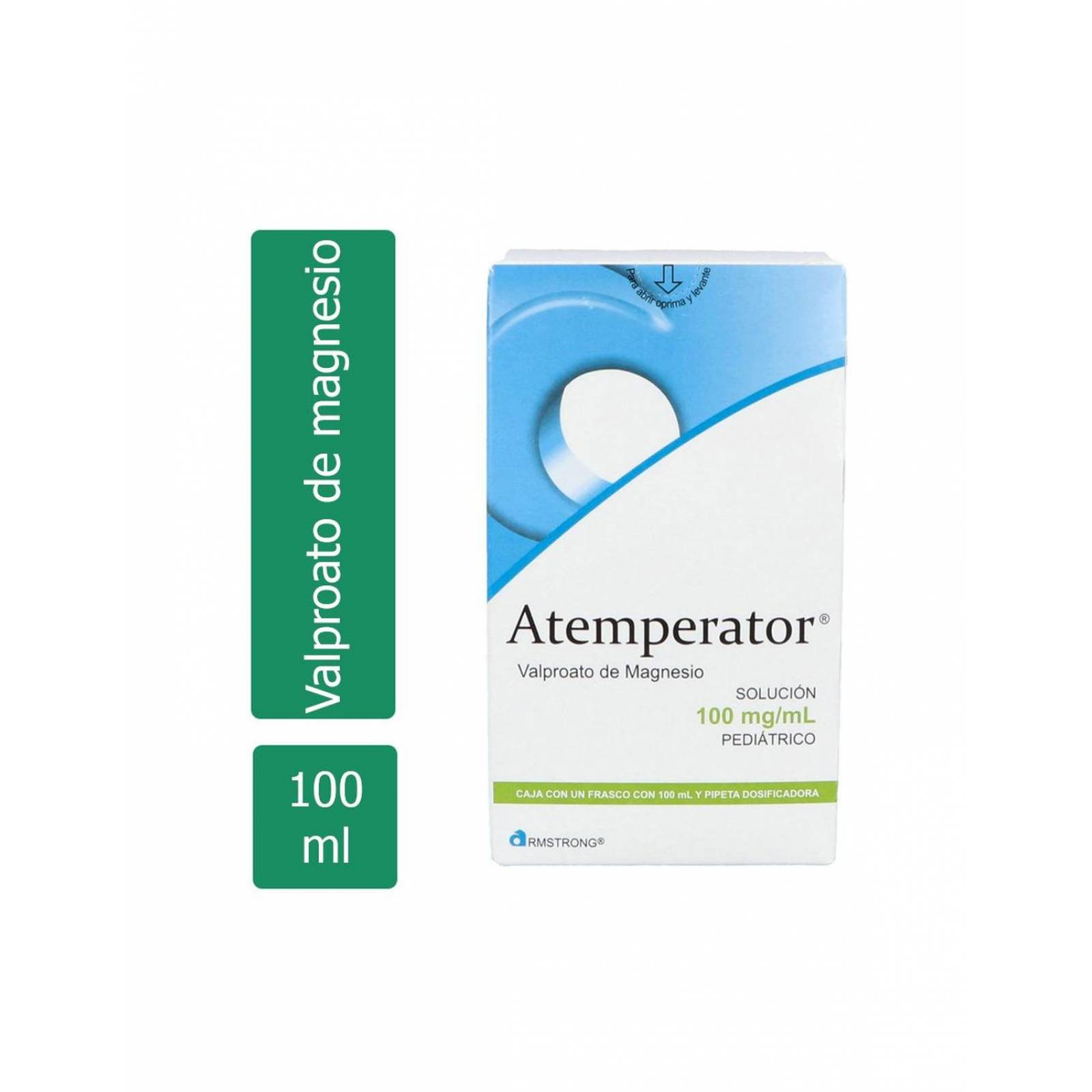 Atemperator Solución Pediátrico 10 g Caja Con Frasco Con 100 mL 