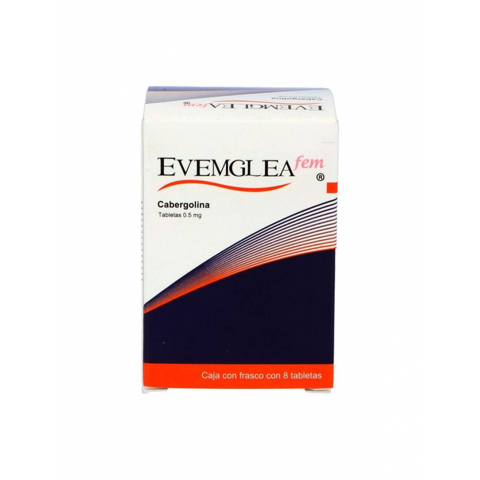 Evemglea Fem 0.5 mg Caja Con Frasco Con 8 Tabletas 