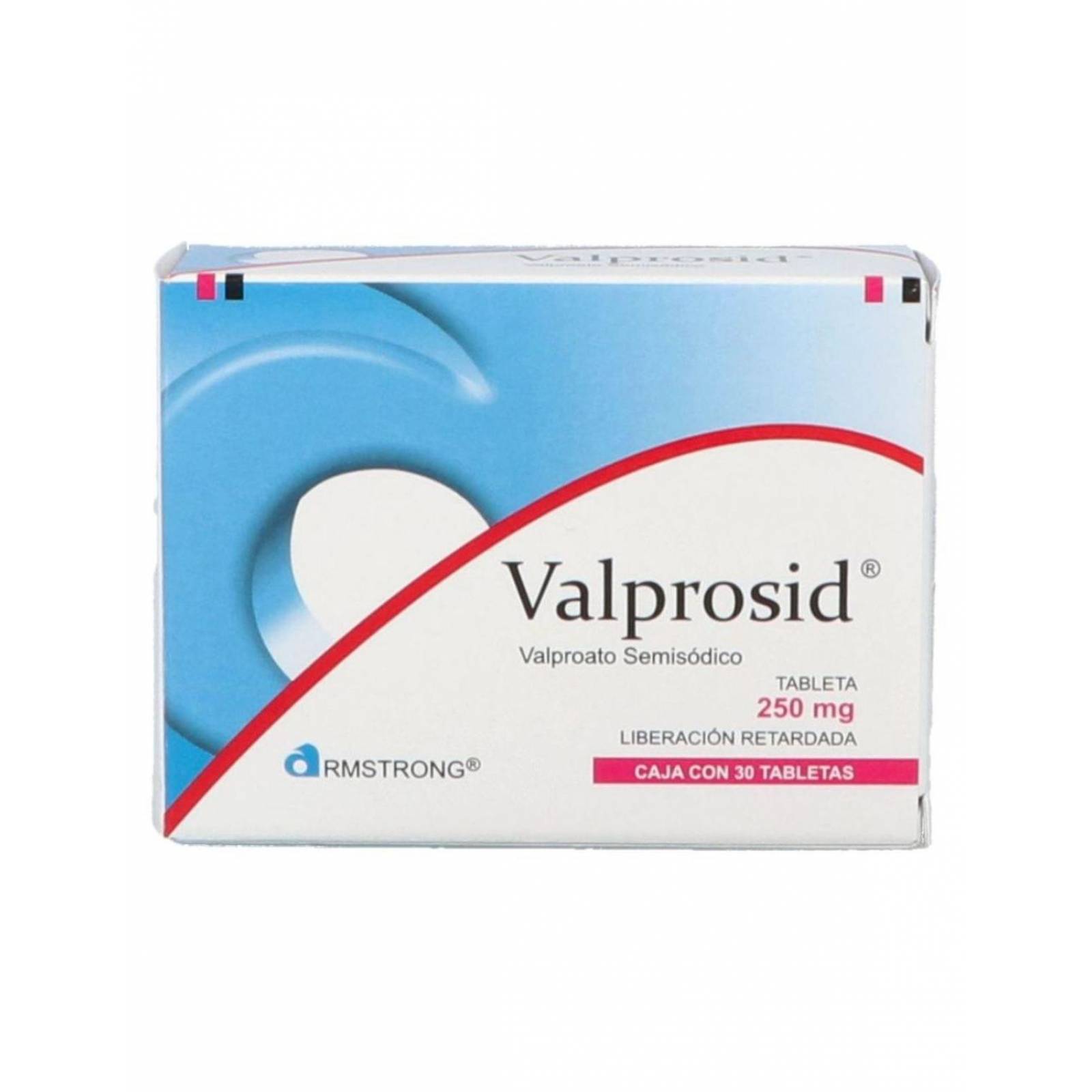Valprosid 250 mg Caja Con 30 Tabletas 