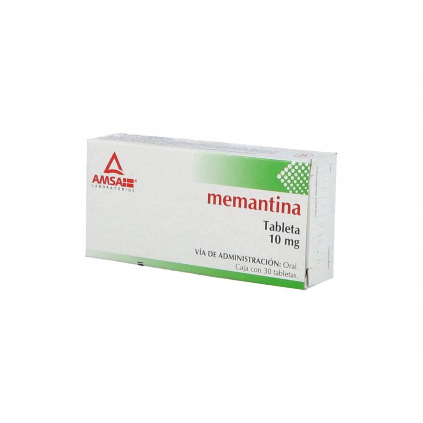 Memantina 10 mg Caja Con 30 Tabletas