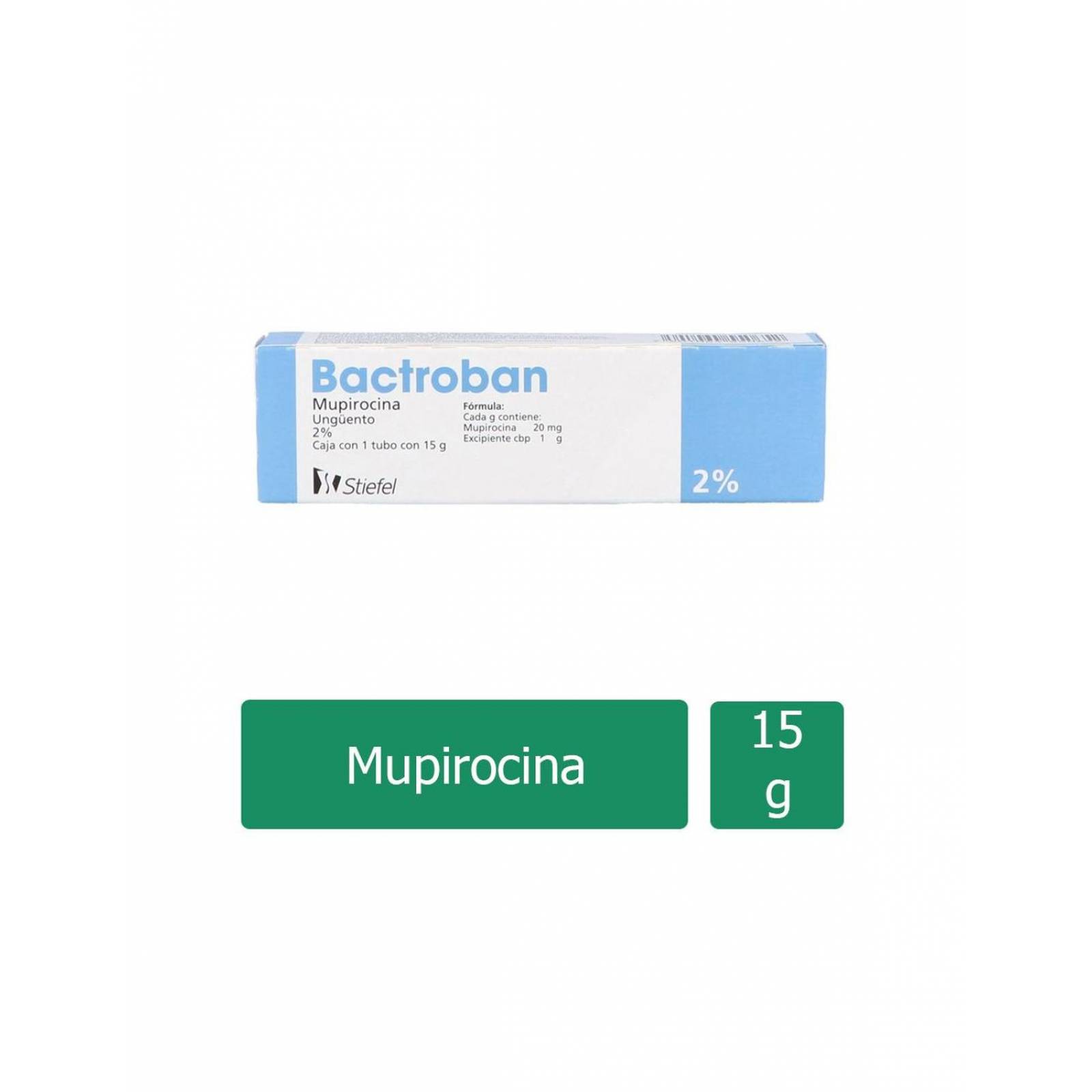 Bactroban 2 % Ungüento Caja Con Tubo Con 15 g 