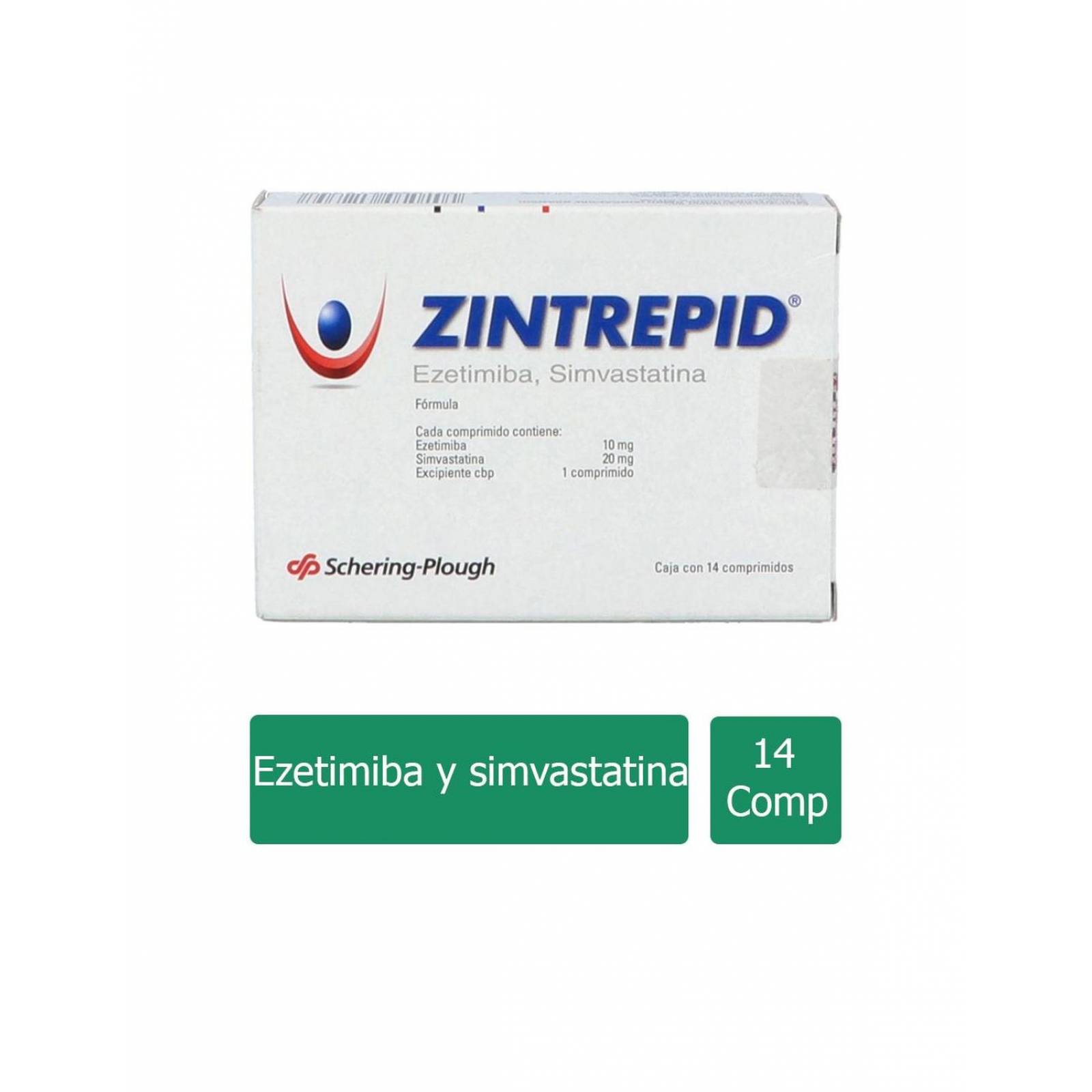 Zintrepid 10 mg/20 mg Caja Con 14 Comprimidos 