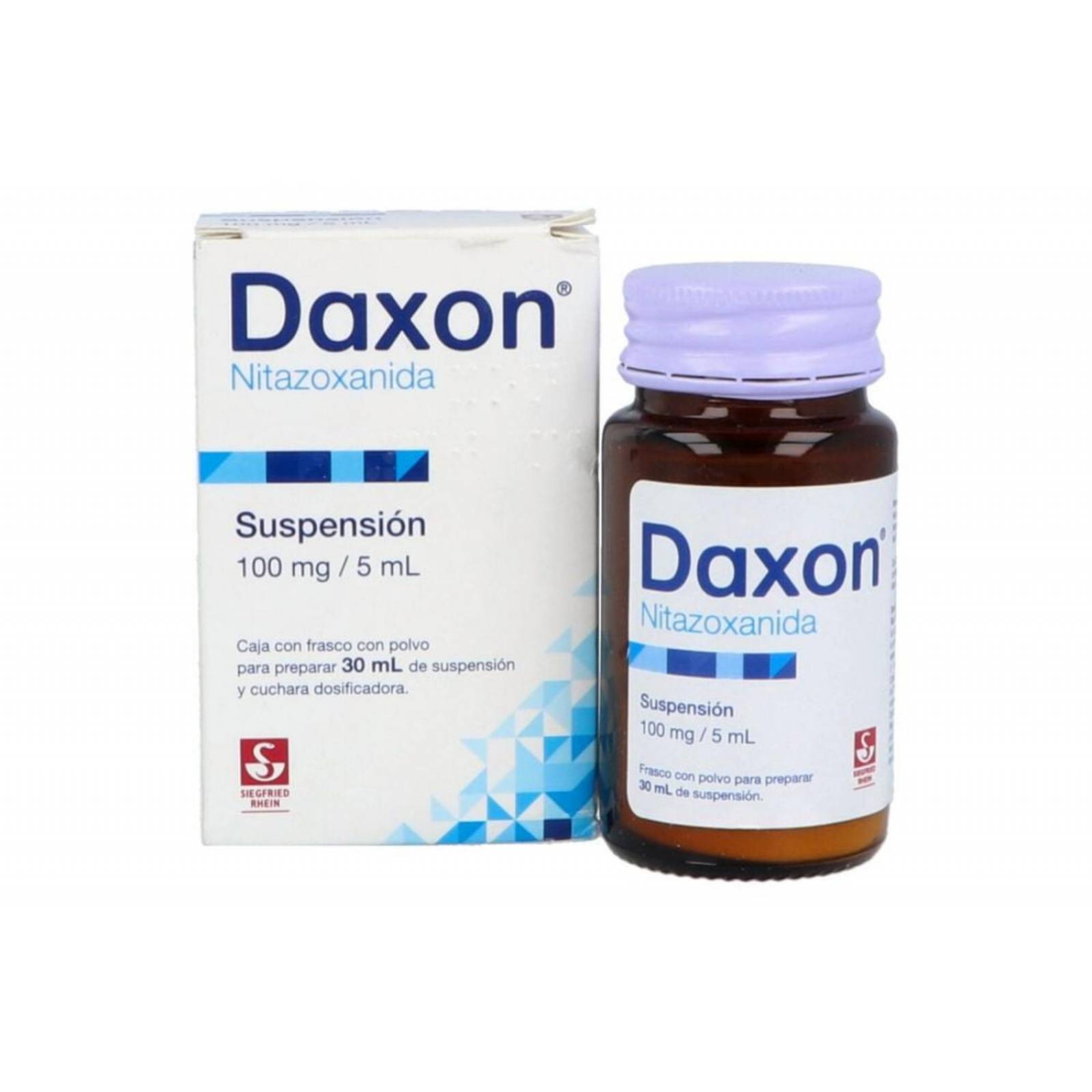 Daxon 100mg/5mL Caja Con Frasco Con Polvo Para 30 mL De Mezcla 