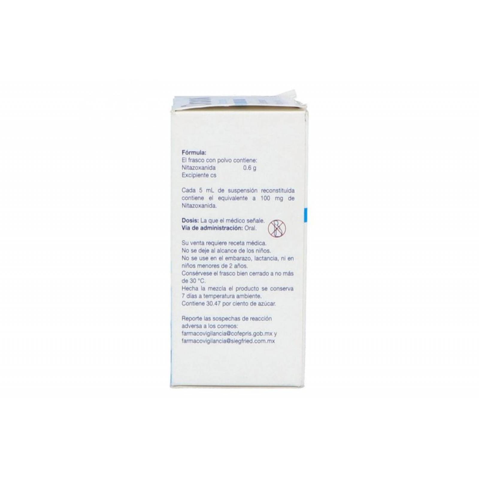 Daxon 100mg/5mL Caja Con Frasco Con Polvo Para 30 mL De Mezcla 