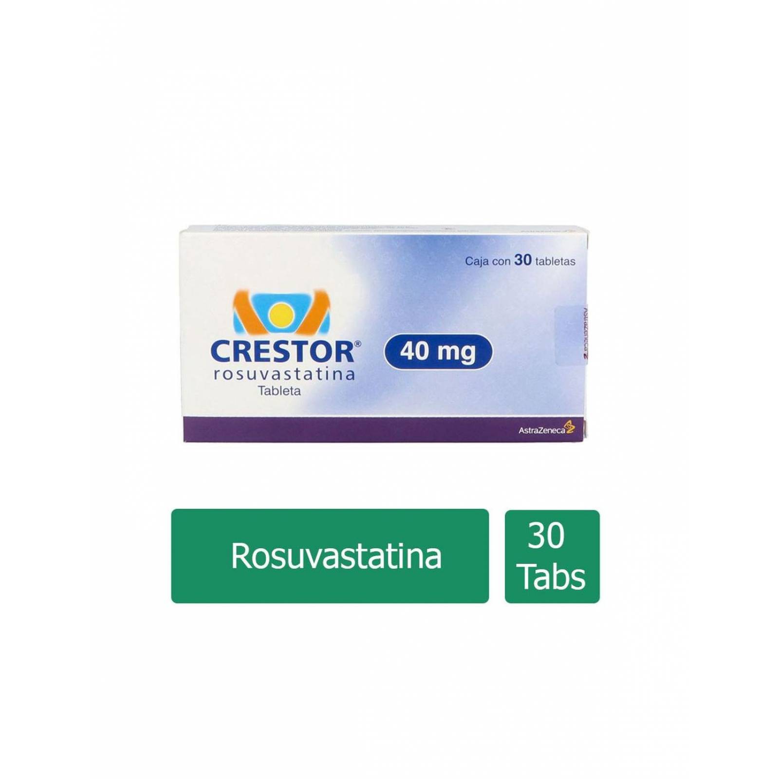 Crestor 40 mg Caja Con 30 Tabletas 