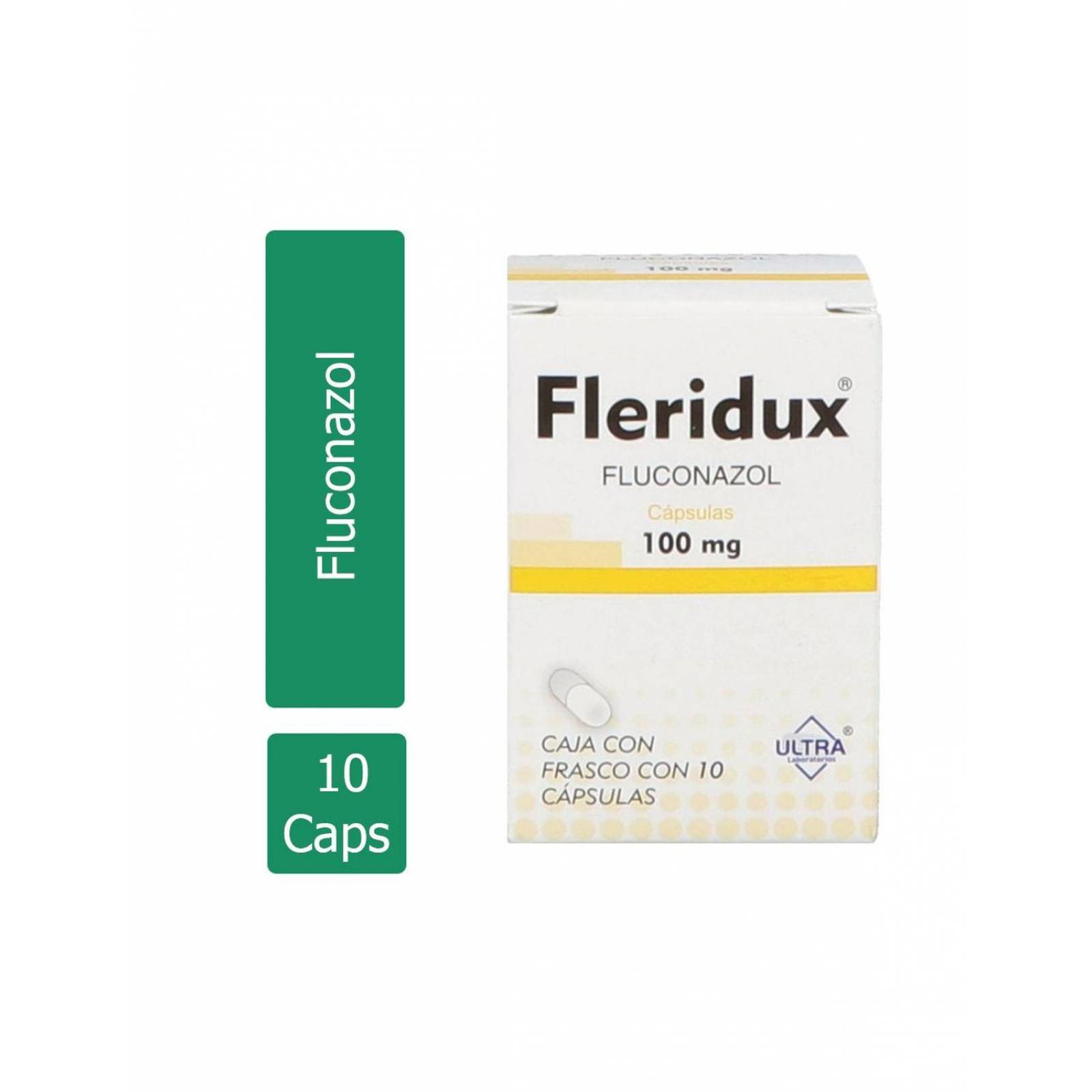 Fleridux 100 mg Caja Con 10 Cápsulas 