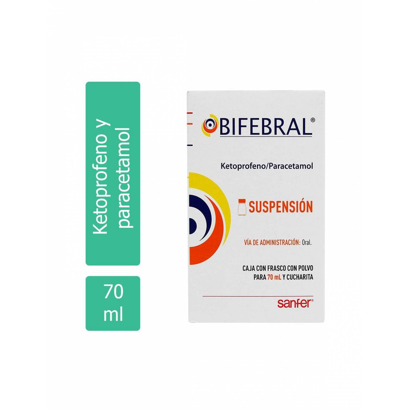 Bifebral Suspensión Frasco con polvo para 70 mL 