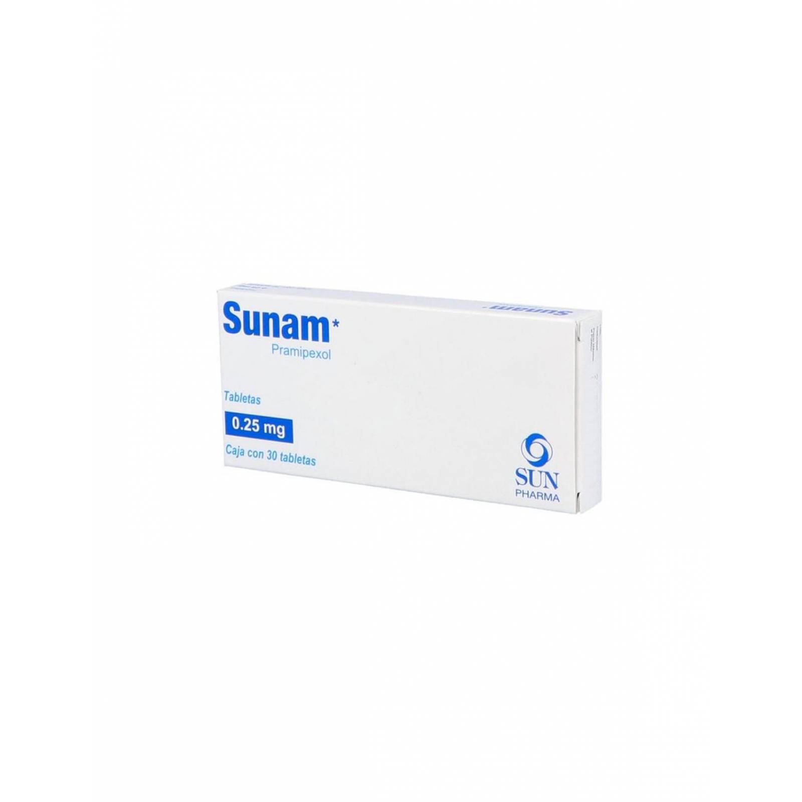 Sunam 0.25 mg Caja Con 30 Tabletas 
