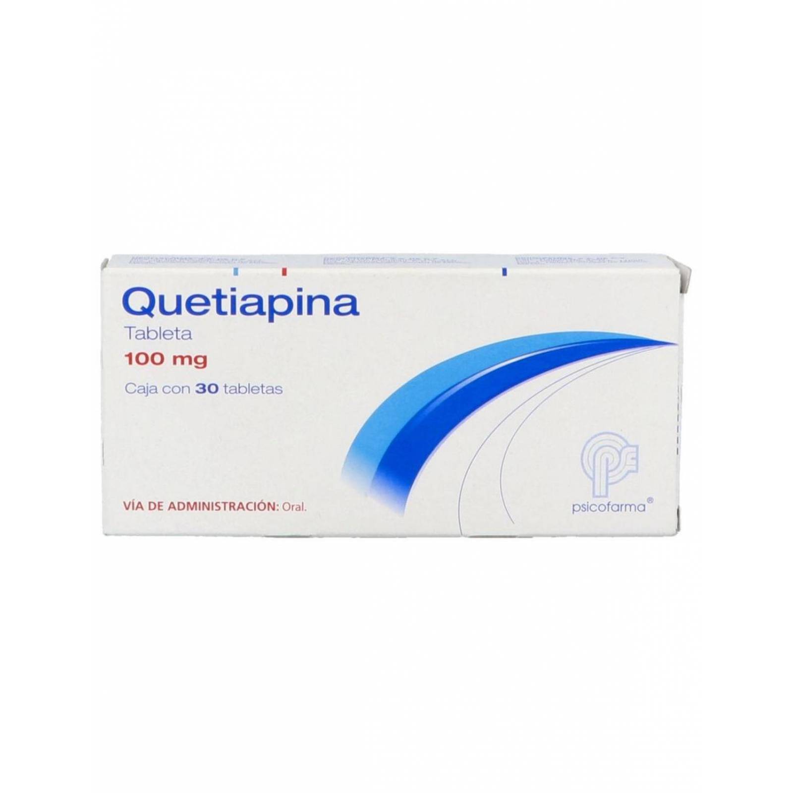 Quetiapina 100 mg Caja Con 30 Tabletas 