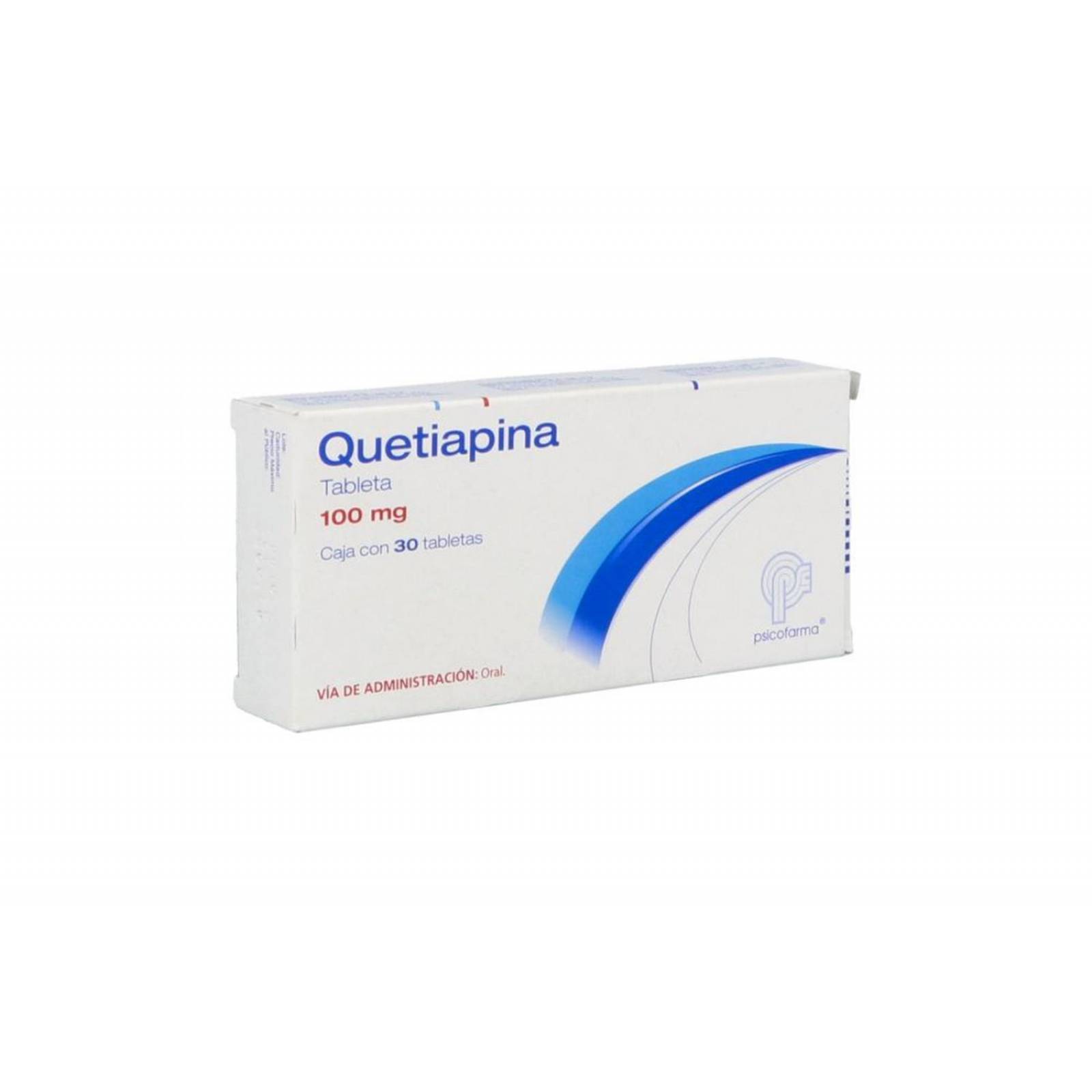 Quetiapina 100 mg Caja Con 30 Tabletas 