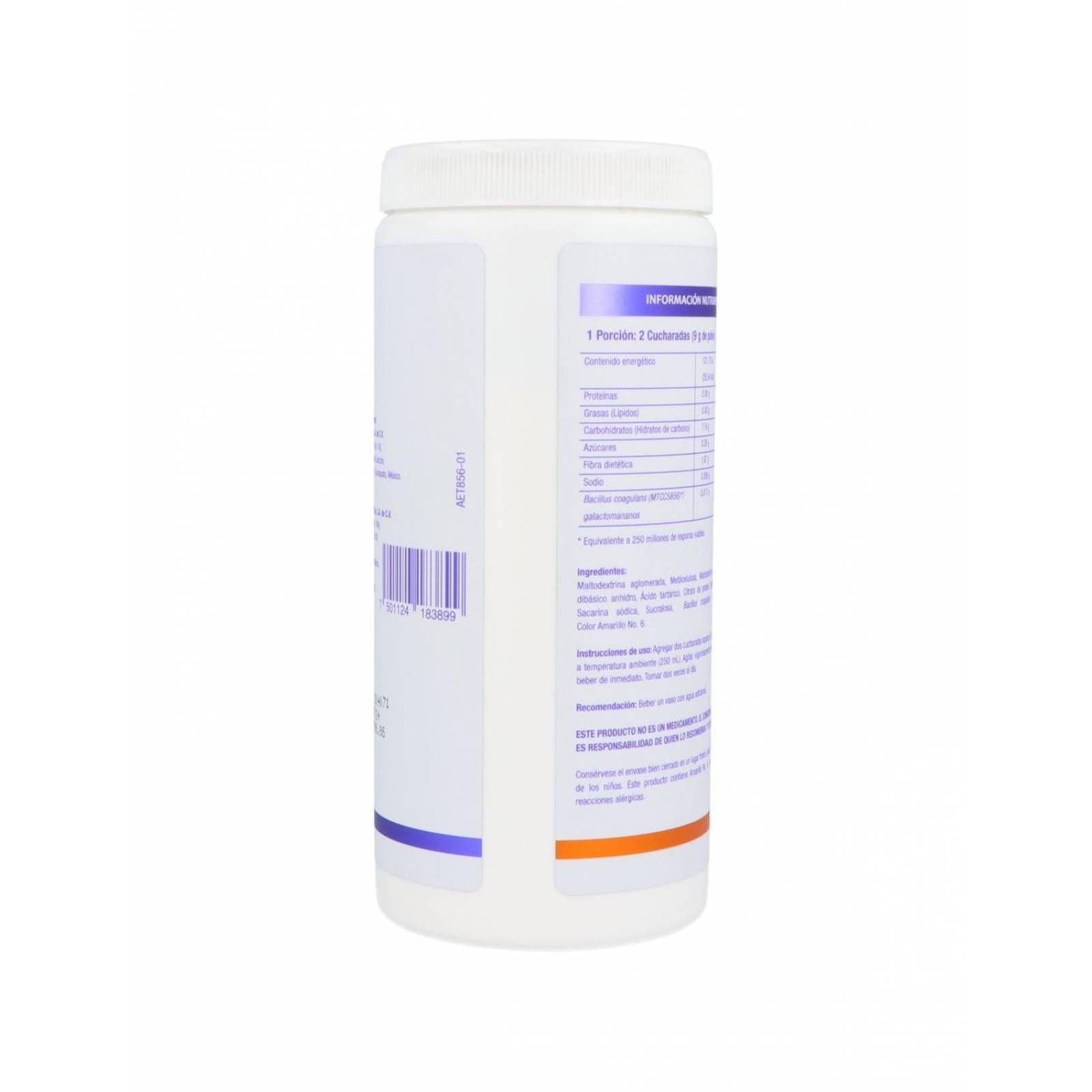 Fibiomet Polvo Frasco Con 270 g - Naranja 