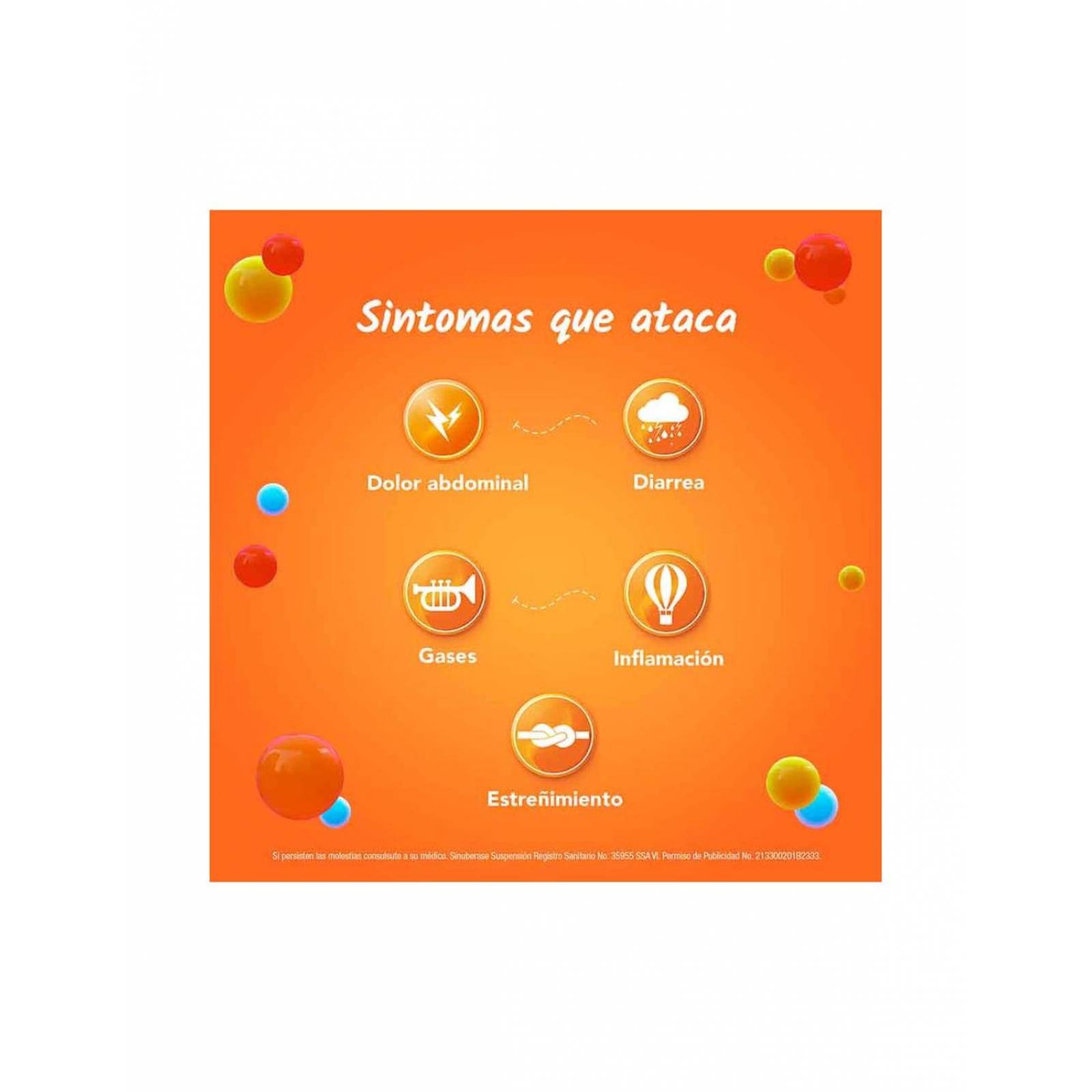 Sinuberase 4 Billones UFC Suspensión 20 Ampolletas Con 5 mL 