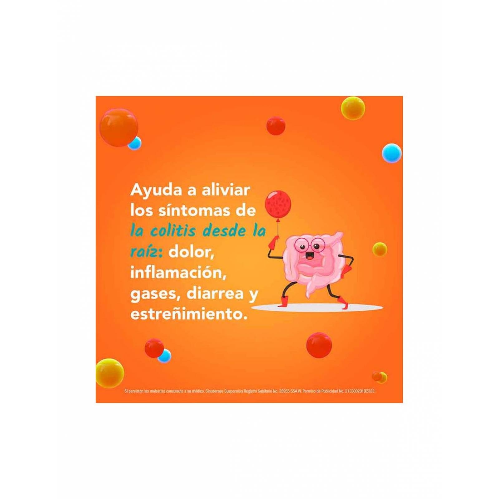 Sinuberase 4 Billones UFC Suspensión 20 Ampolletas Con 5 mL 