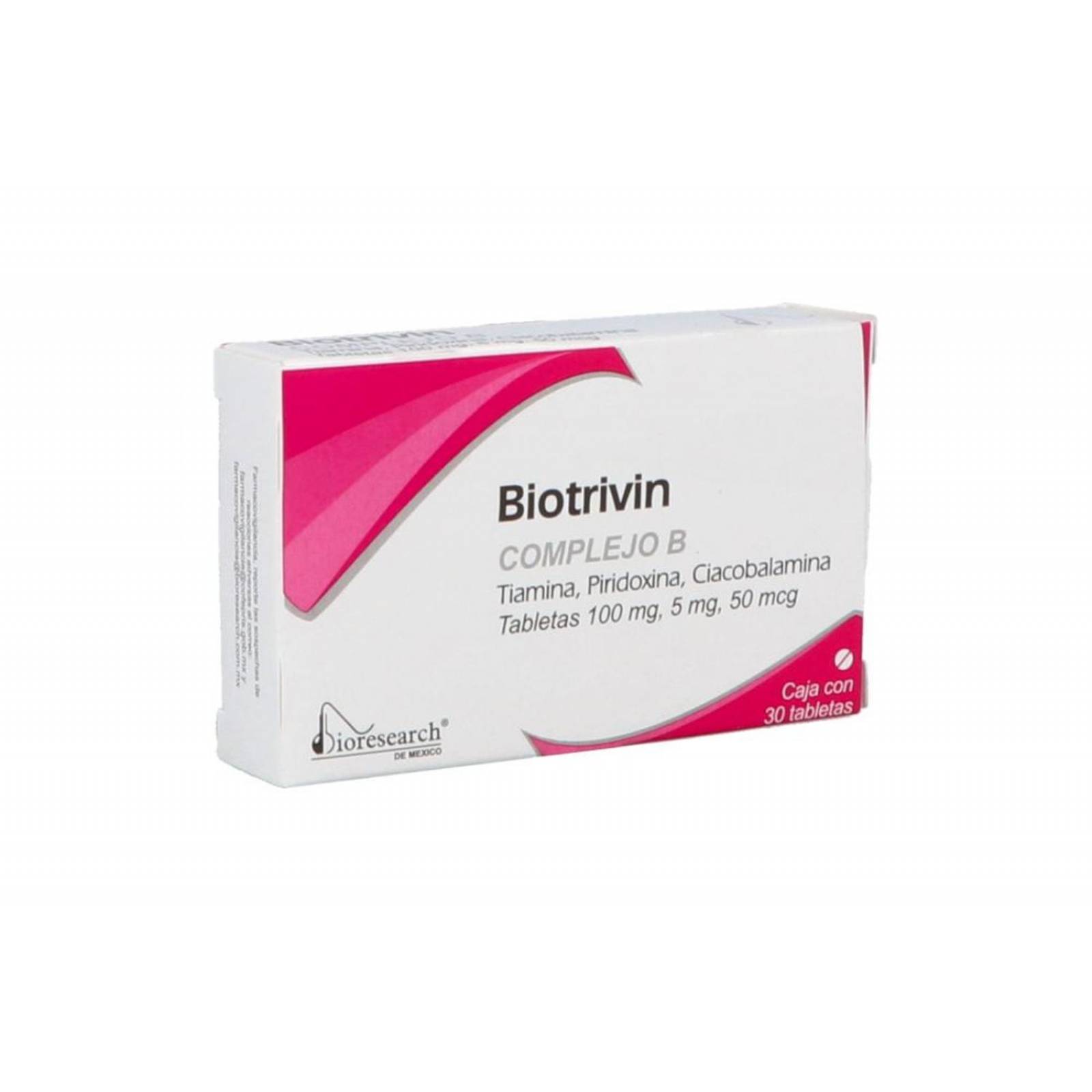 Biotrivin Complejo B 30 Tabletas 