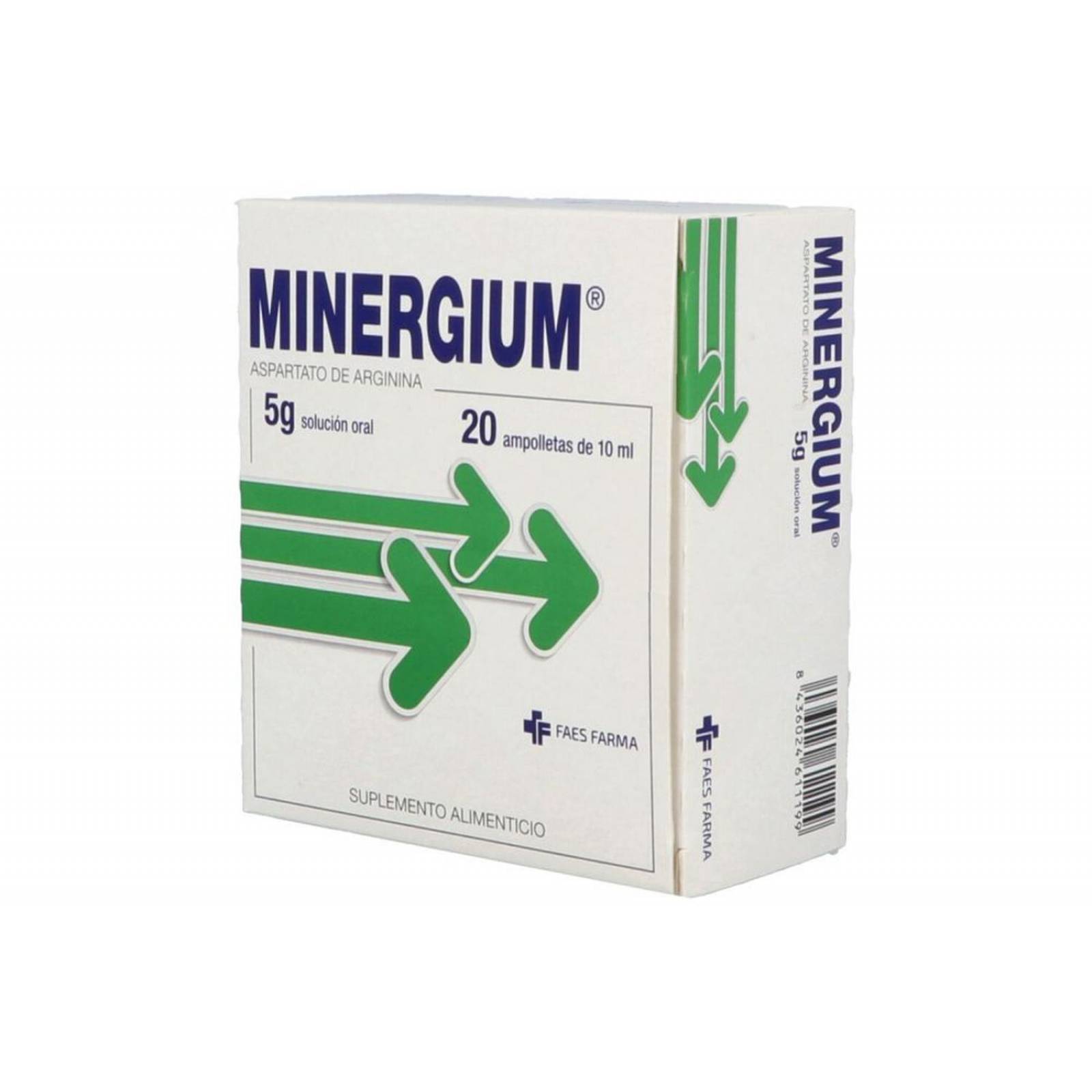 Minergium 5 G Caja Con 20 Ampolletas De 10 mL