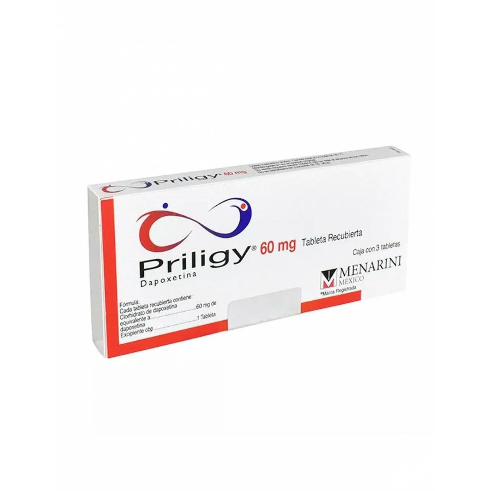 Priligy 60 mg Caja Con 3 Tabletas 