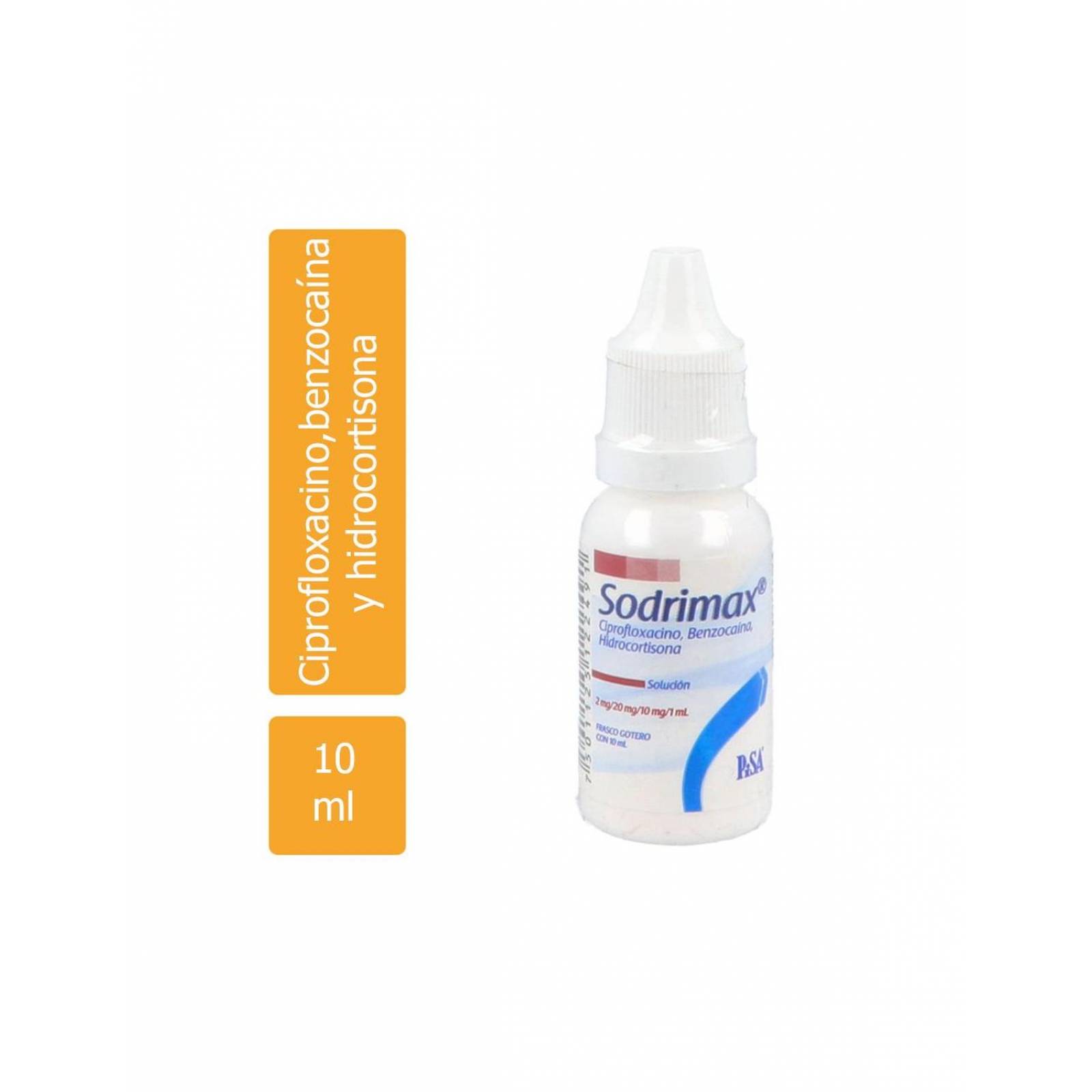 Sodrimax Solución Ótica Frasco Gotero Con 10 mL 