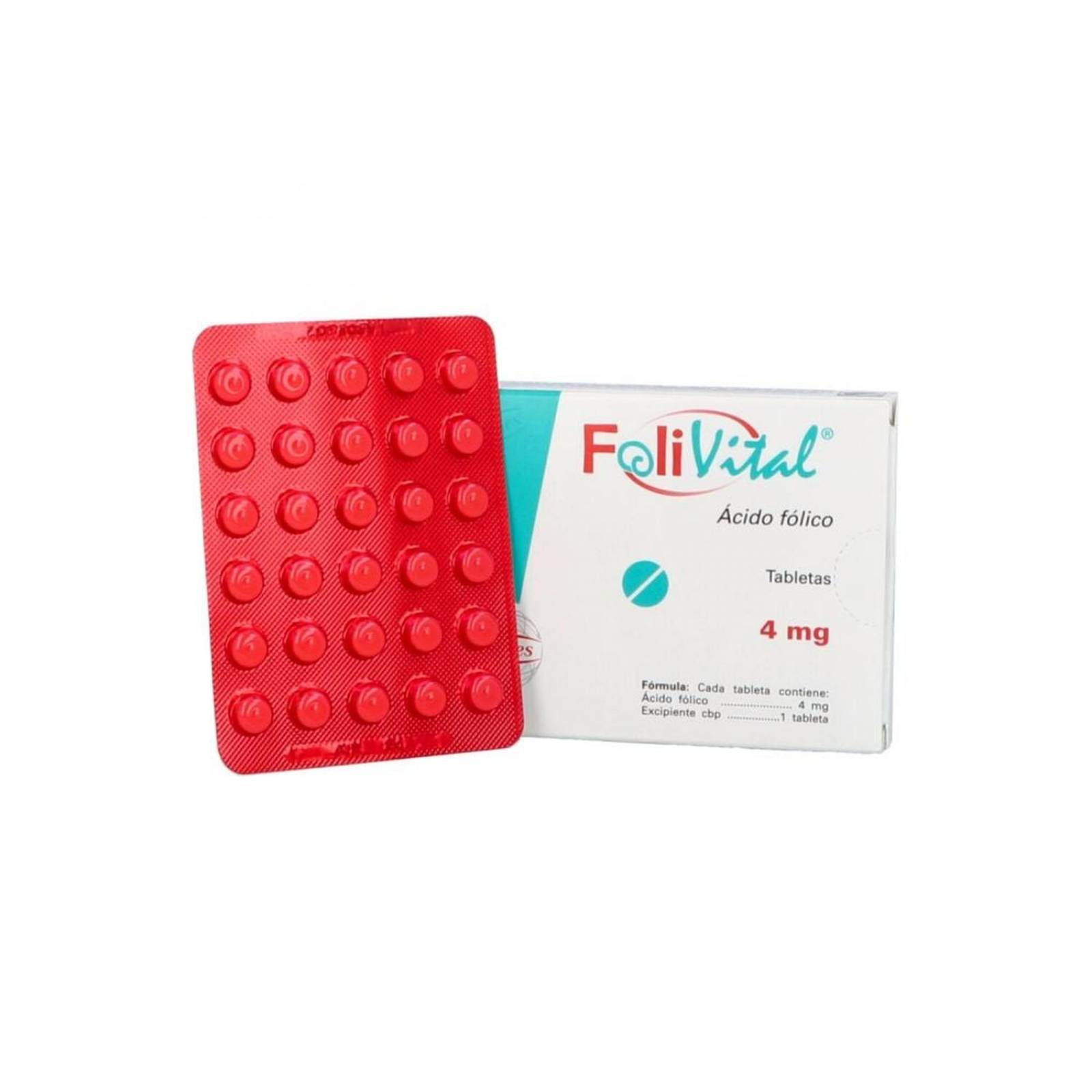 Folivital 4 mg Caja Con 90 Tabletas 