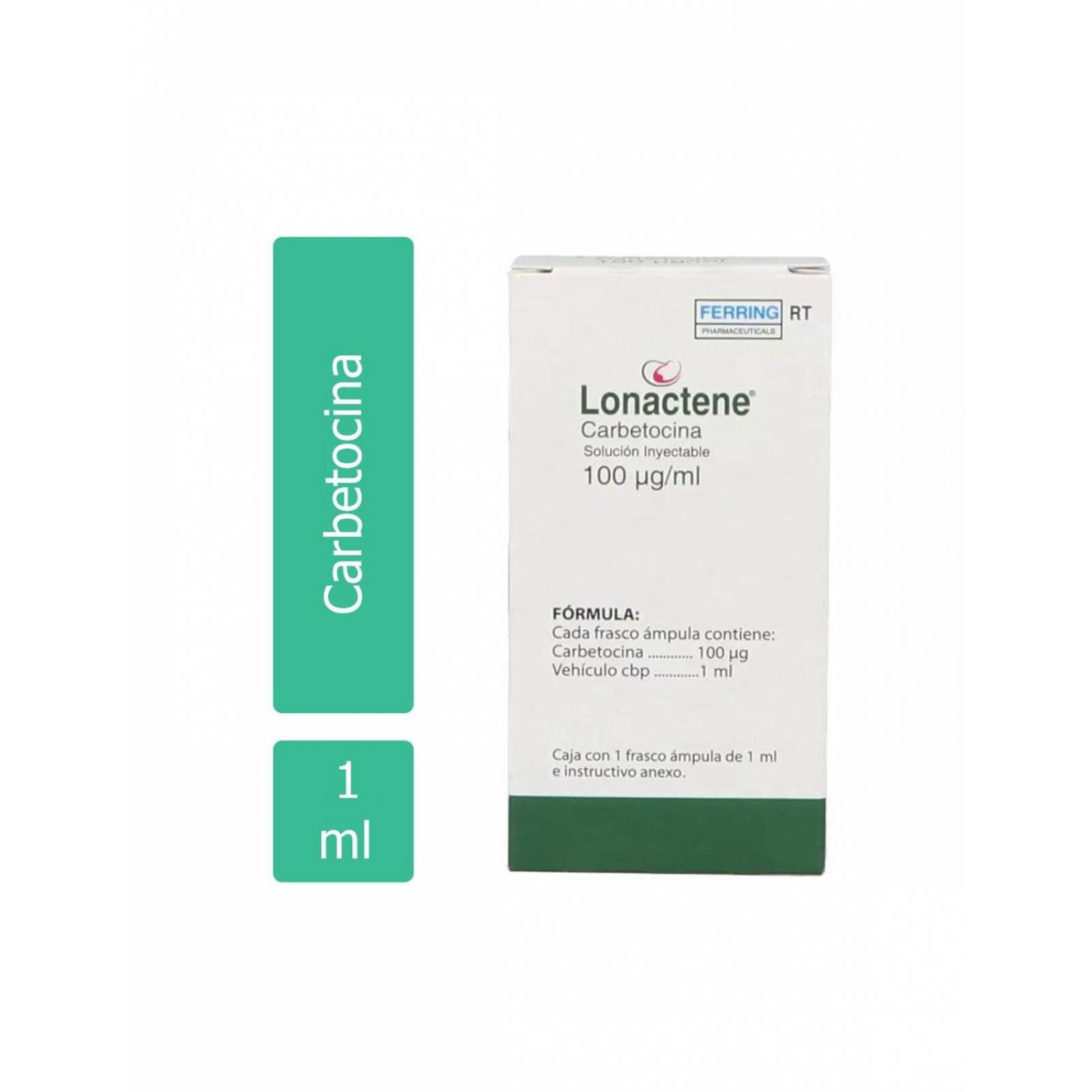 Lonactene RT 100 Mcg/mL Con 1 Frasco Ámpula Con 1 mL 