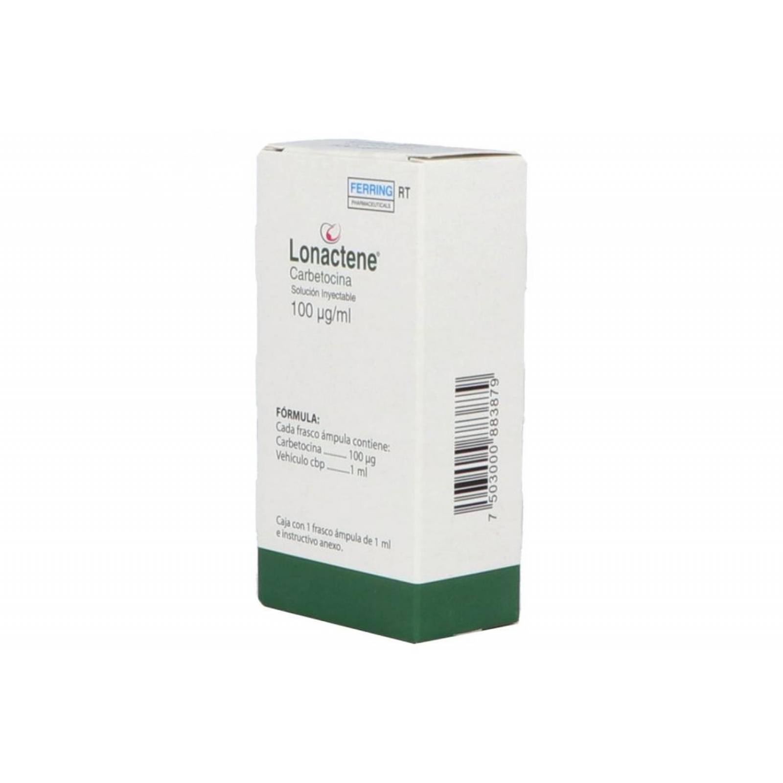 Lonactene RT 100 Mcg/mL Con 1 Frasco Ámpula Con 1 mL 