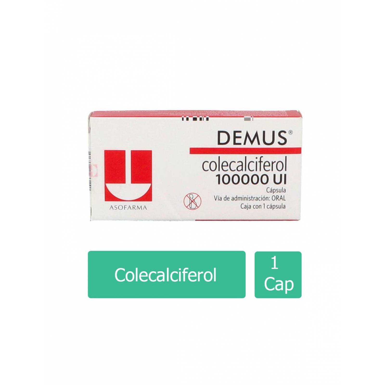 Demus 100000 Ui Caja Con 1 Cápsula 