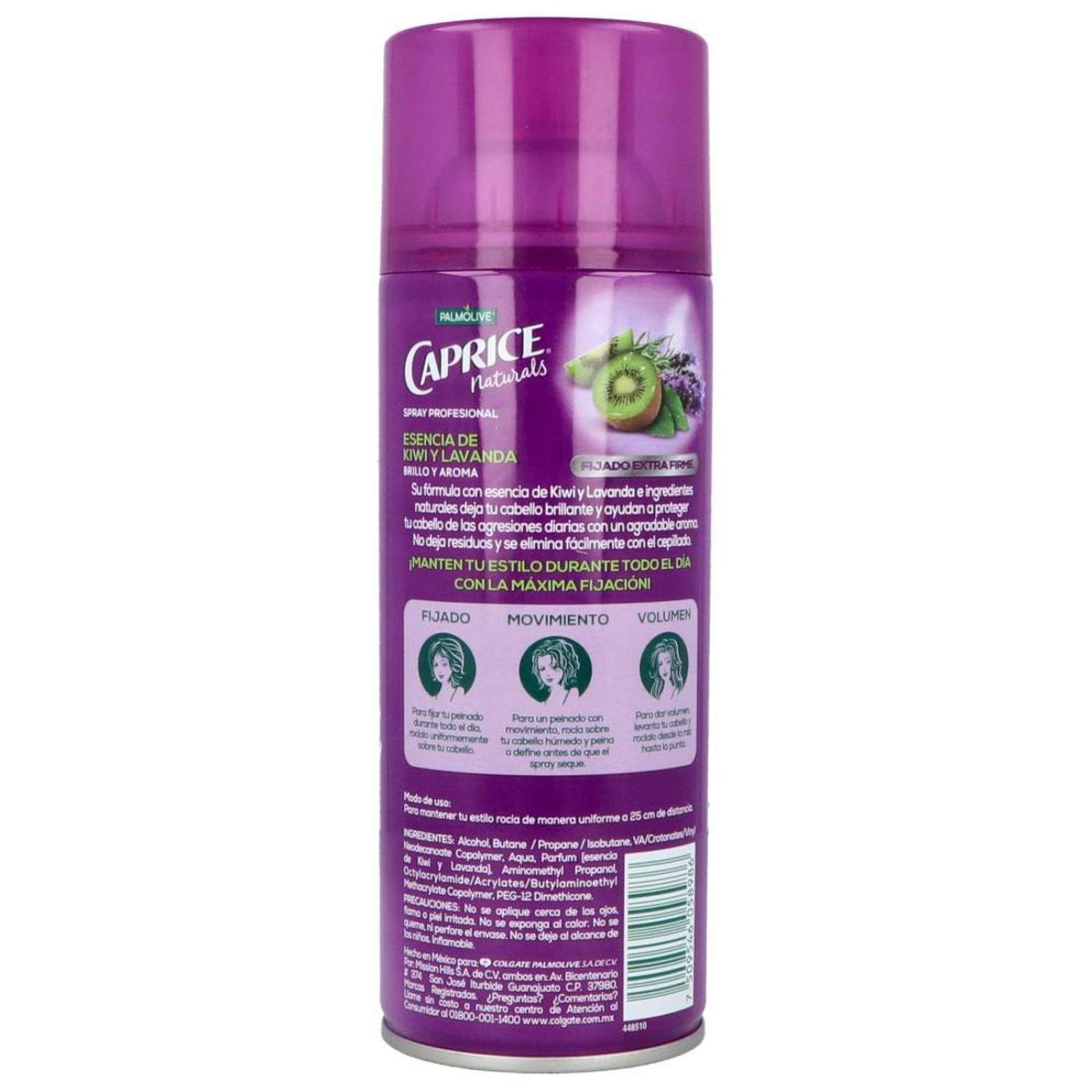 Fluido Extra Firme Caprice Con Extracto De Kiwi Y Lavanda Frasco Spray Con 316 g 