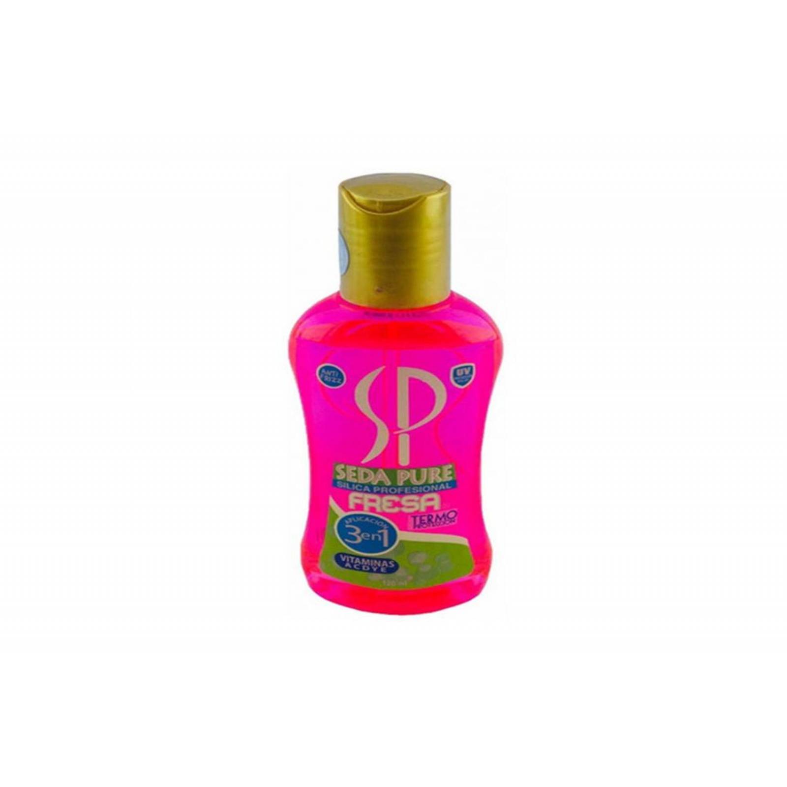 Seda Pure Silica 3 En 1 Fresa Frasco Con 120 mL