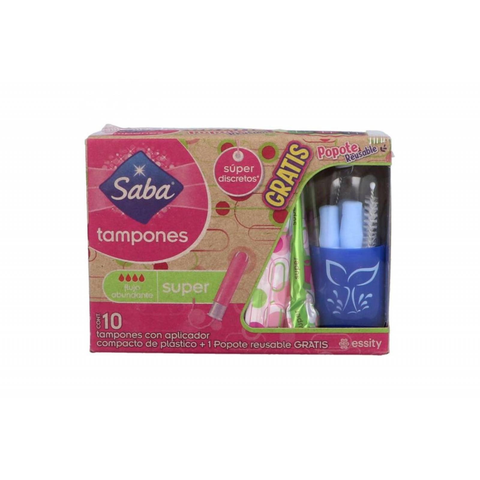Tampones Saba Caja Con 10 Piezas 