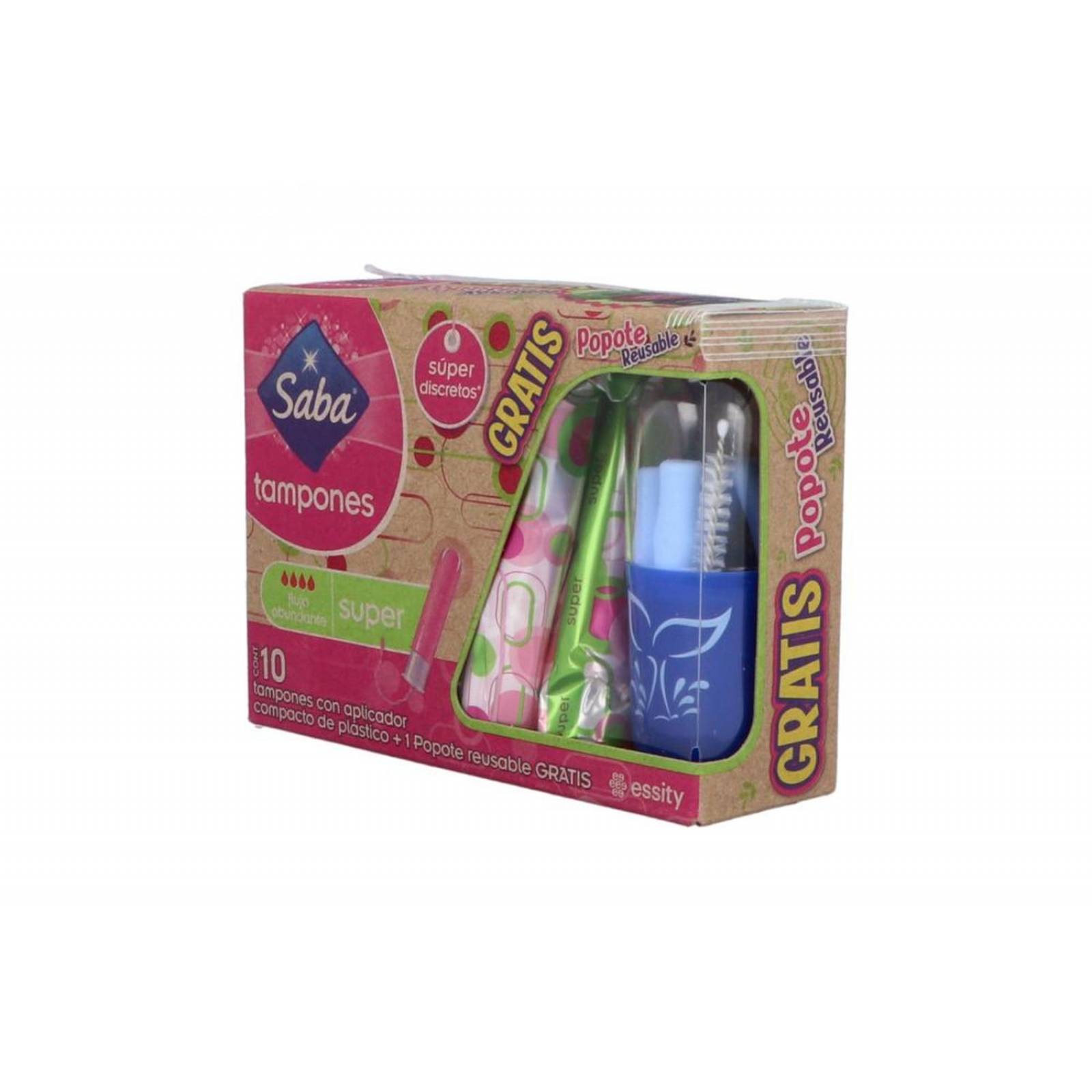 Tampones Saba Caja Con 10 Piezas 