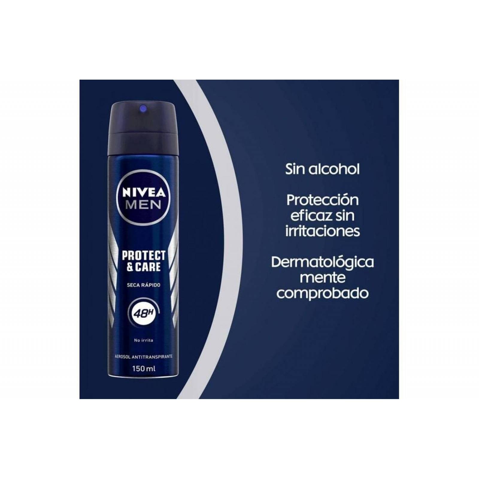 Nivea Men Protect & Care Desodorante En Aerosol Con 150 mL 