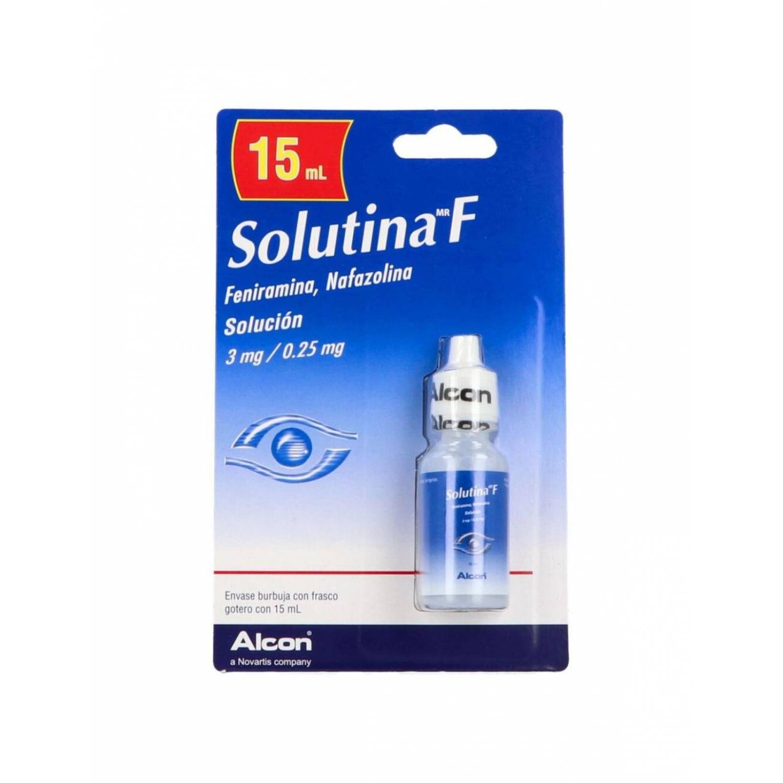 SOLUTINA F 0.3000 G / 0.016 G FRASCO GOTERO CON 15 ML 