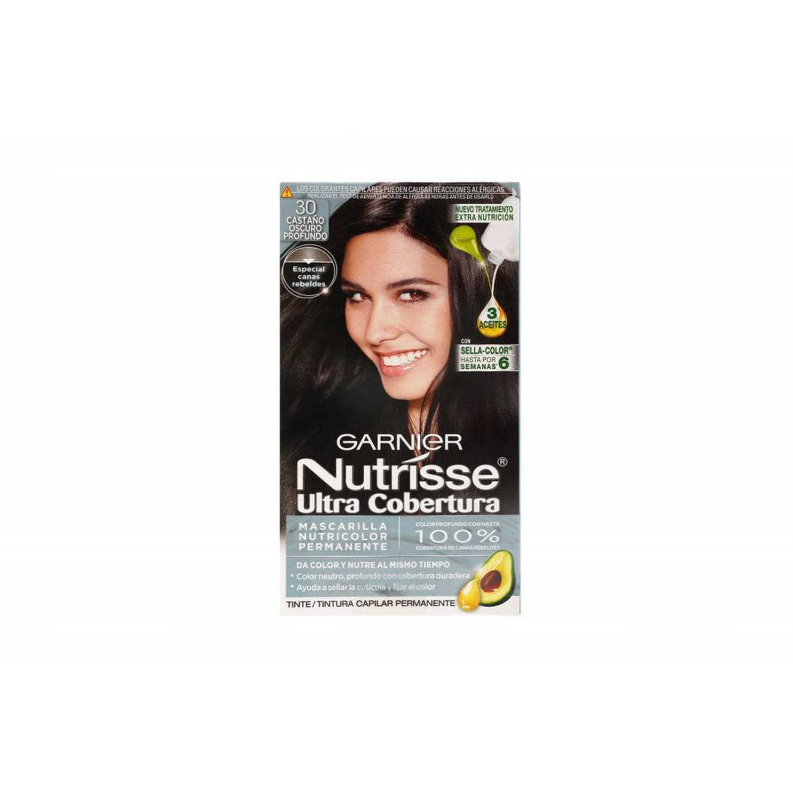 Nutrisse Ultra Cobertura Mascarilla Castaño Oscuro 