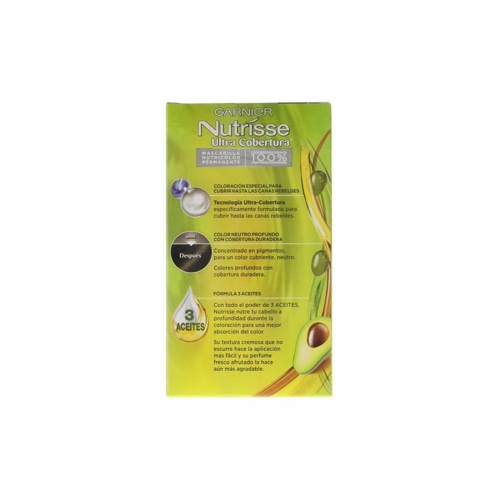 Garnier Nutrisse Ultra Cobertura Tinte - Castaño Profundo