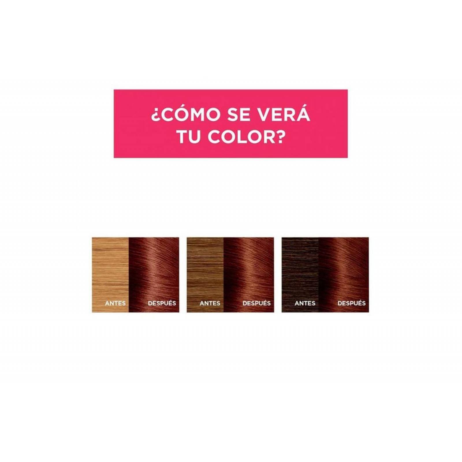 L'Oréal Imédia Excellence Tinte Color 4.45 Castaño Oscuro Cobrizo Caoba