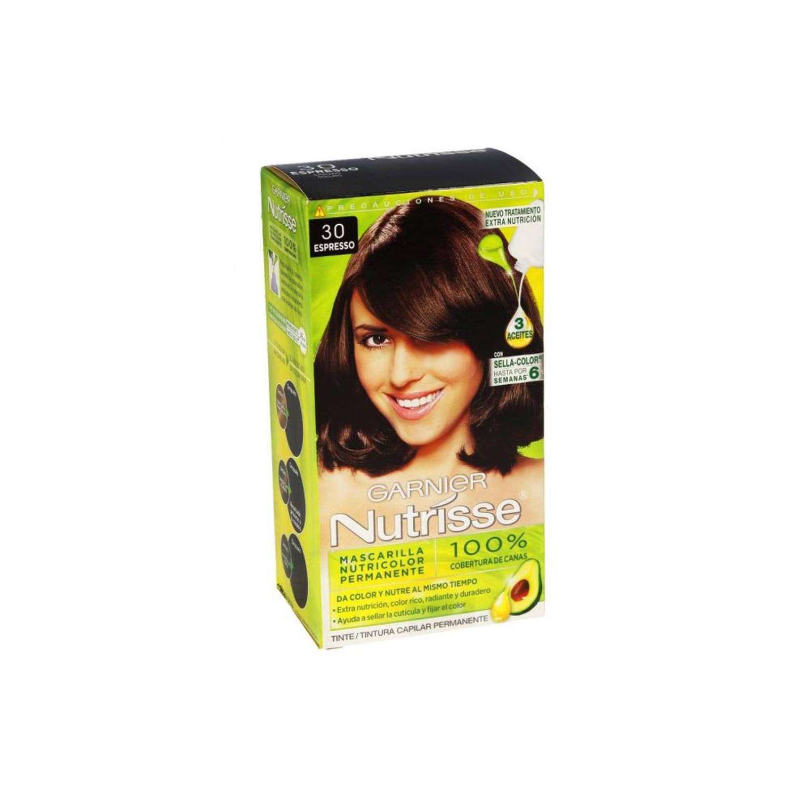 Garnier Nutrisse Tinte En Crema Caja Con 1 Aplicación Color Espresso 30