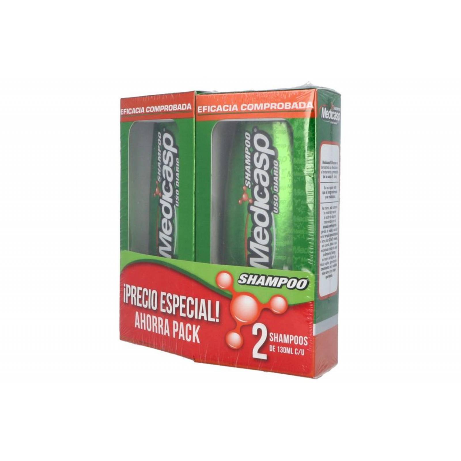 Medicasp Shampoo Duopack Frascos Con 130 mL