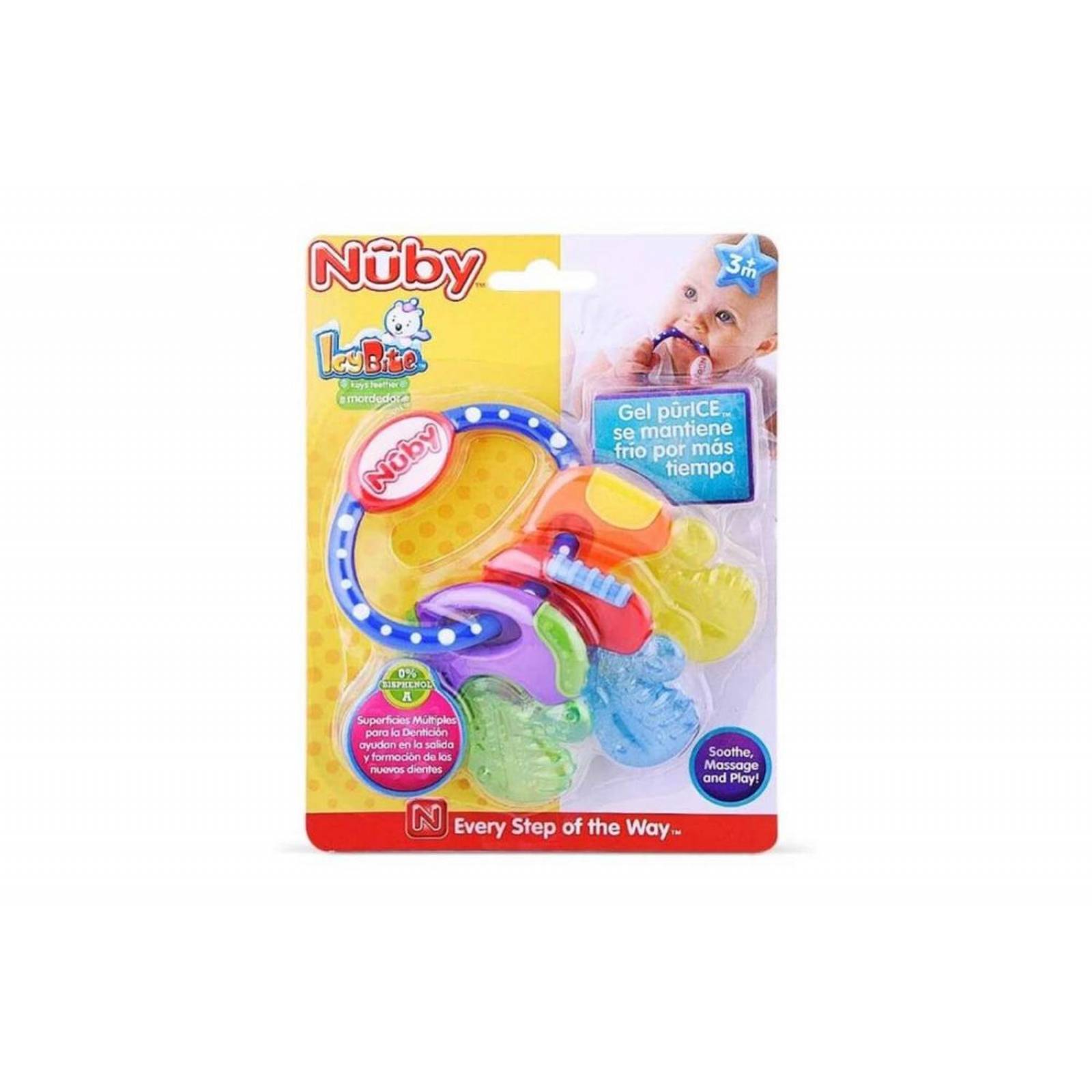 Nuby Icybite Mordedera Llaves 3 Meses+ 