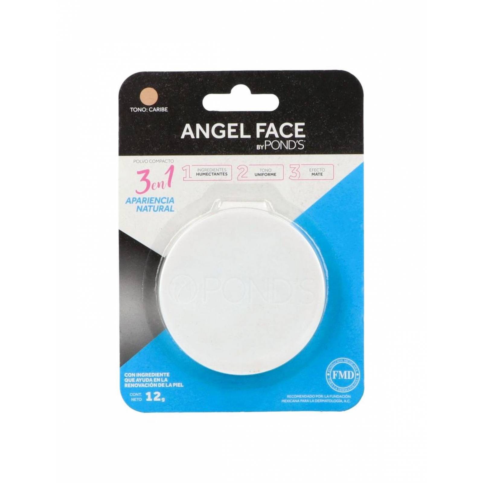 POND´S ANGEL FACE POLVO COMPACTO CARIBE CON ESTUCHE 12G 