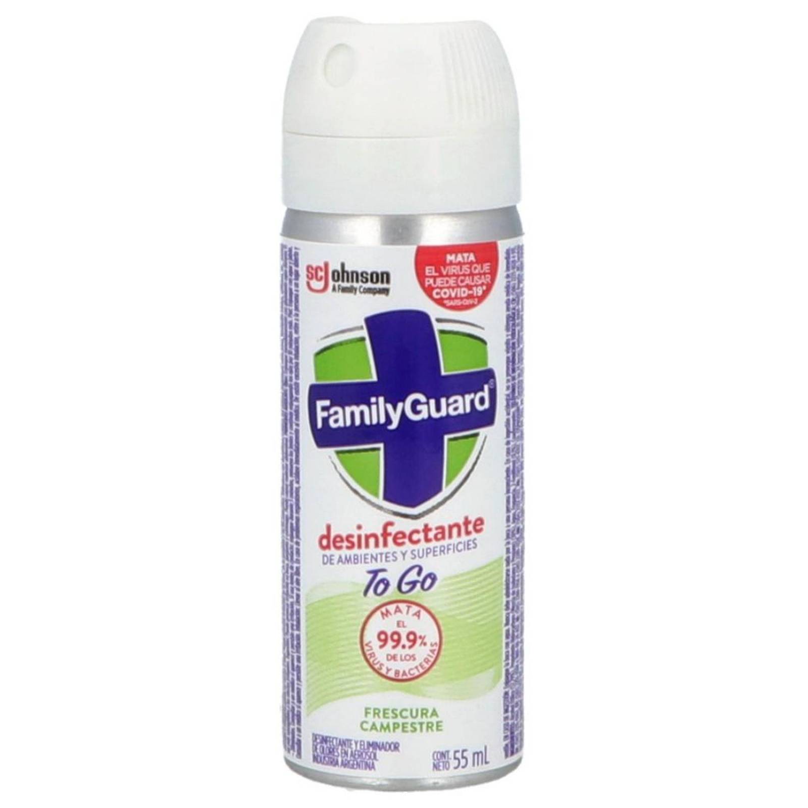 Family Guard Frescura Campestre En Aerosol Frasco Con 55 mL 