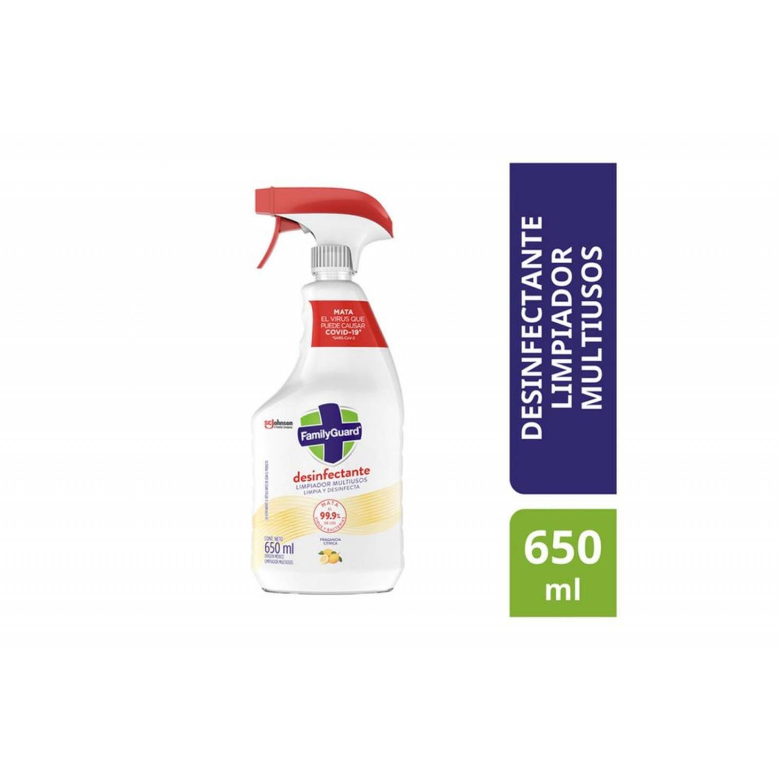 Family Guard Floral Desinfectante En Aerosol Frasco Con 650 mL 