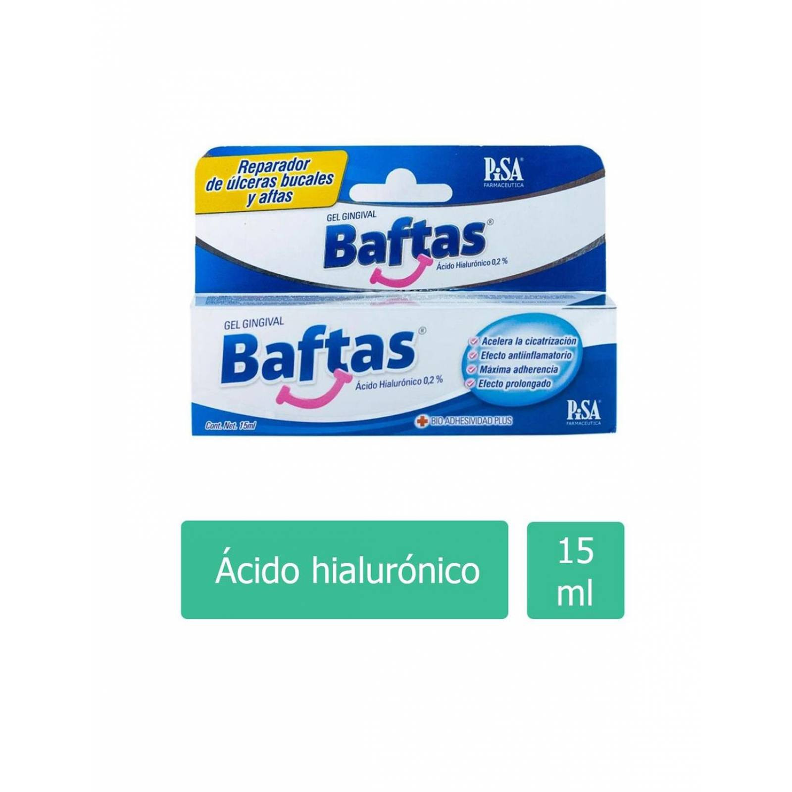 Baftas Gel Gingival Caja Con Tubo Con 15 mL 