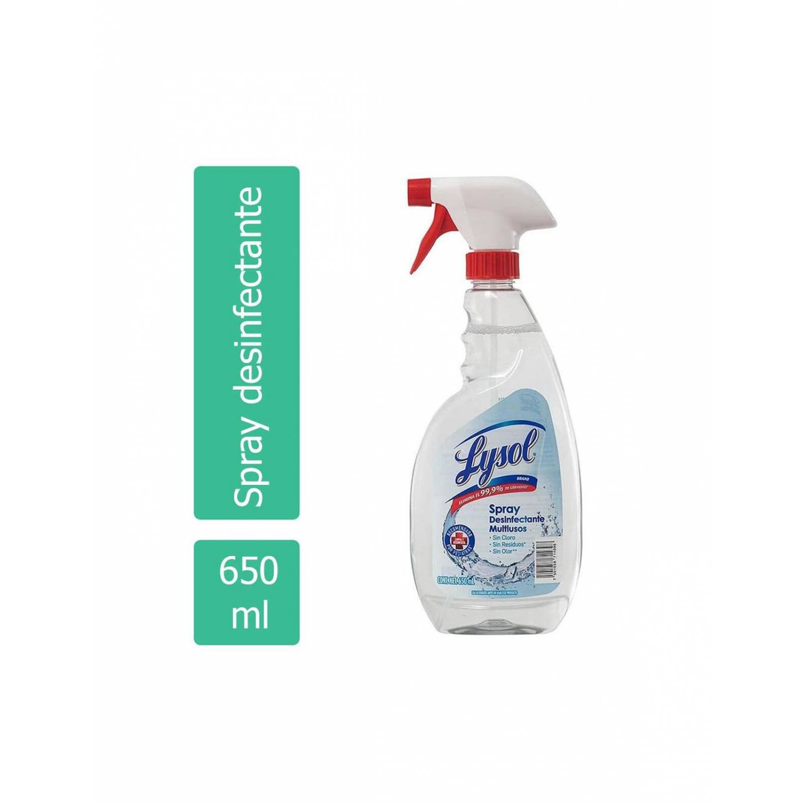 Lysol Spray Desinfectante Botella Con 650 mL 