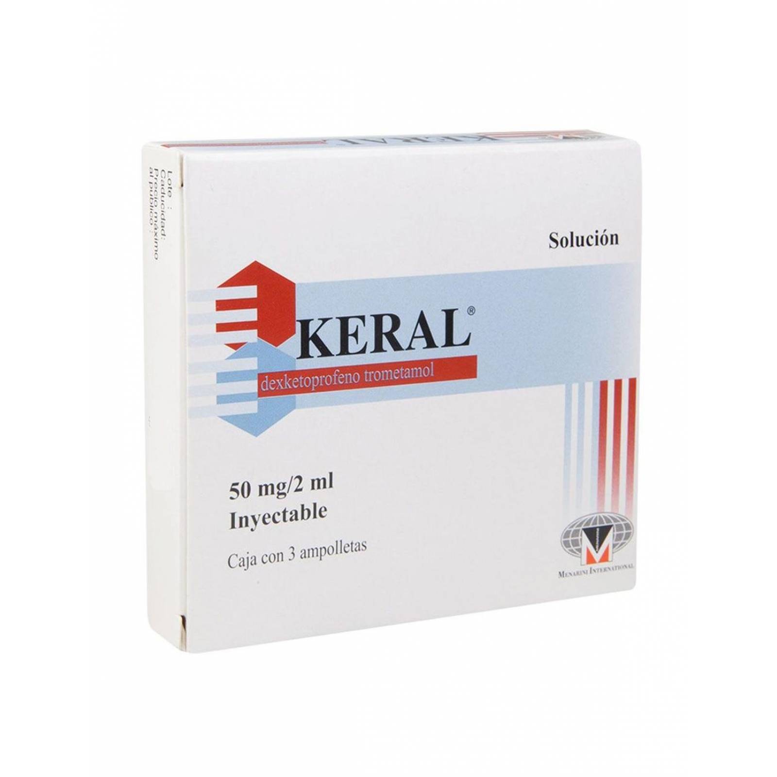 Keral 50 mg / 2 mL Caja Con 3 Ampolletas 