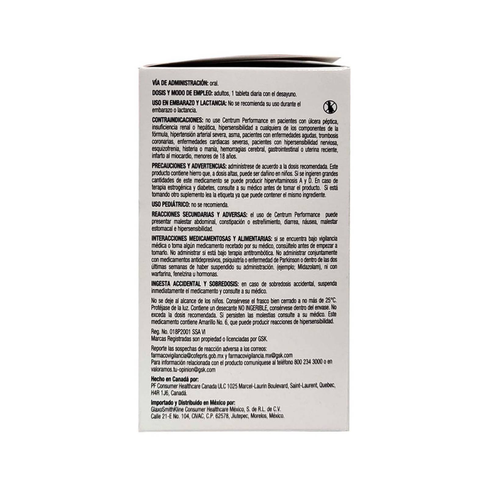 Centrum Performance 30 Tabletas