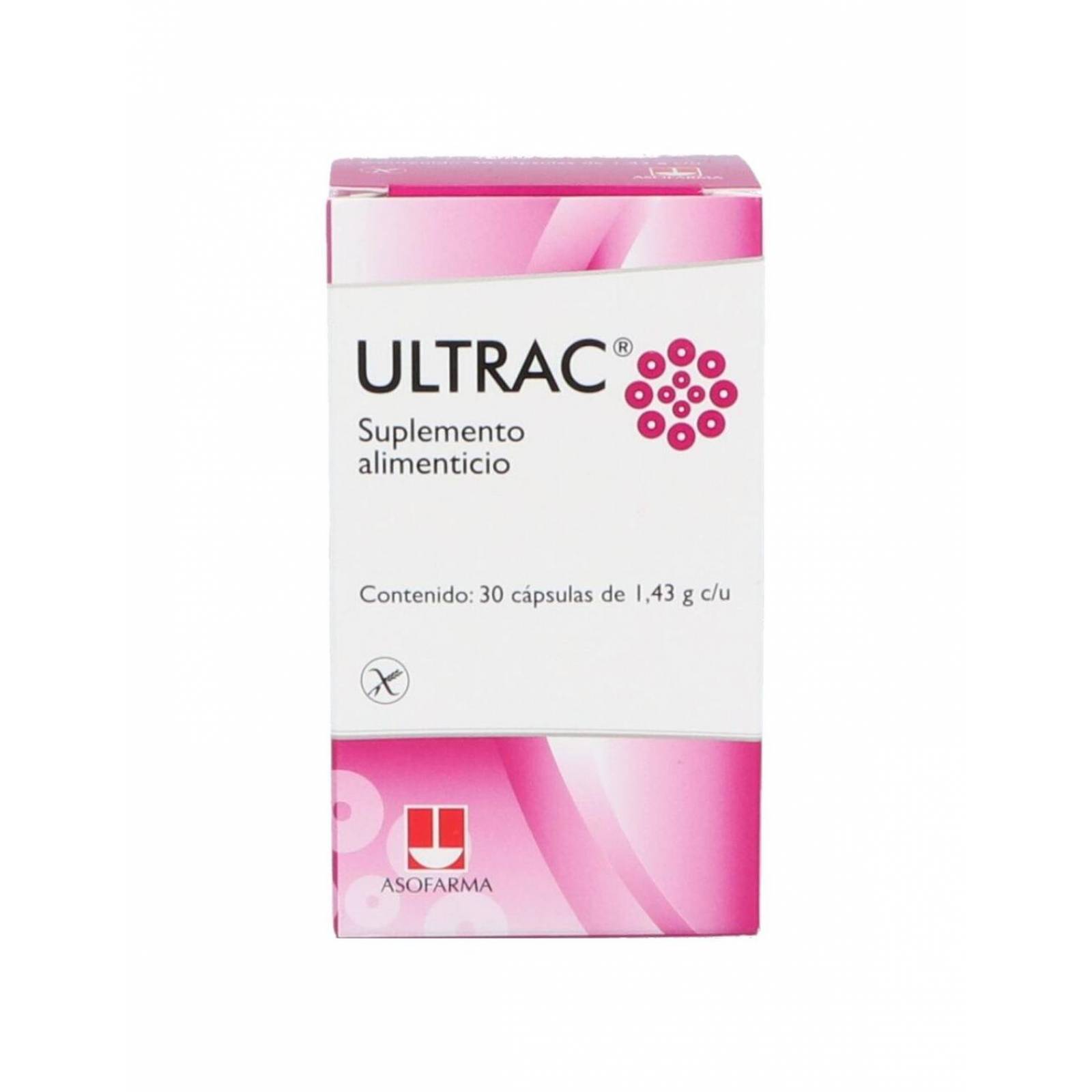 Ultrac 1.43 g Caja Con 30 Cápsulas 