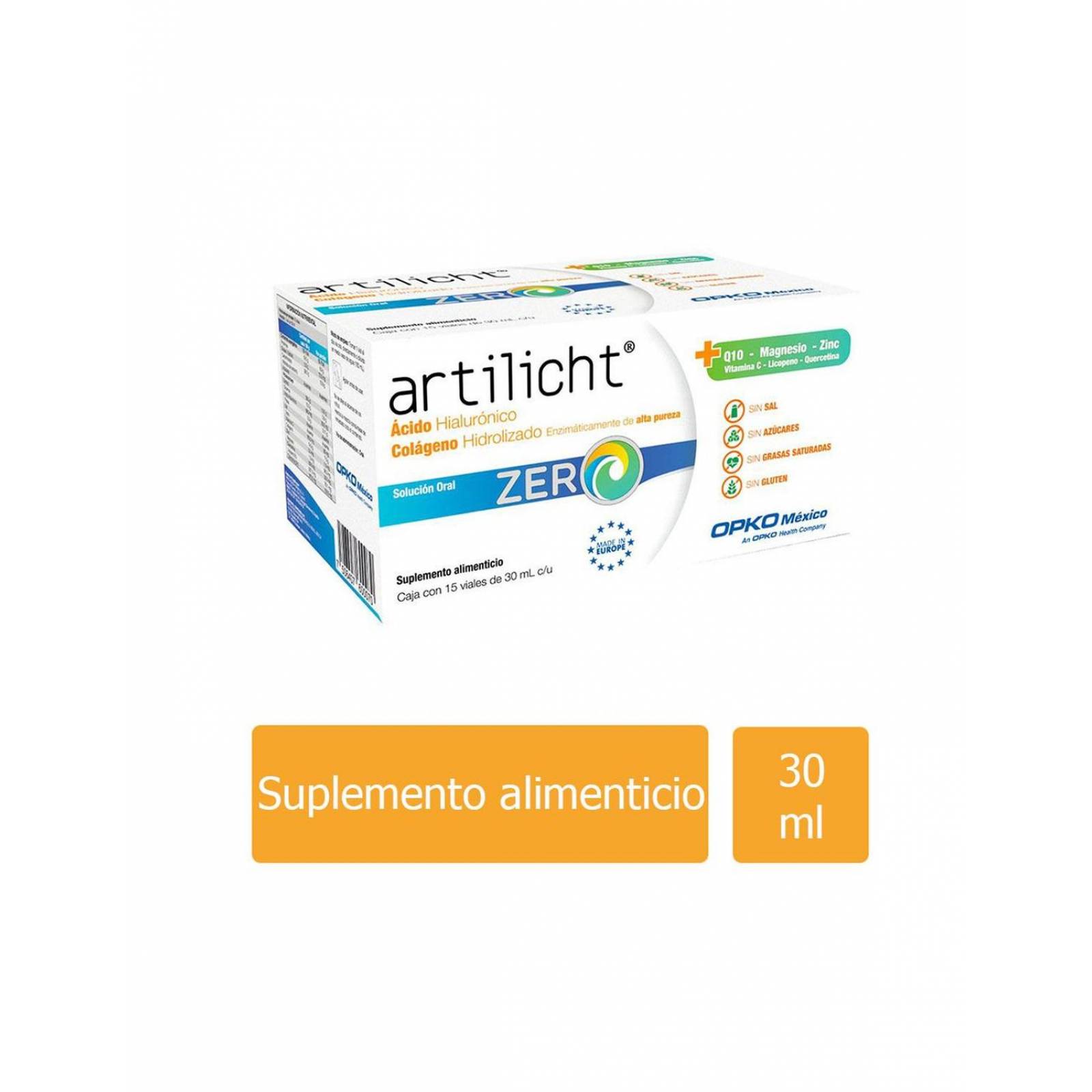 Artilicht Zero 15 Viales Con 30 mL Cada Uno