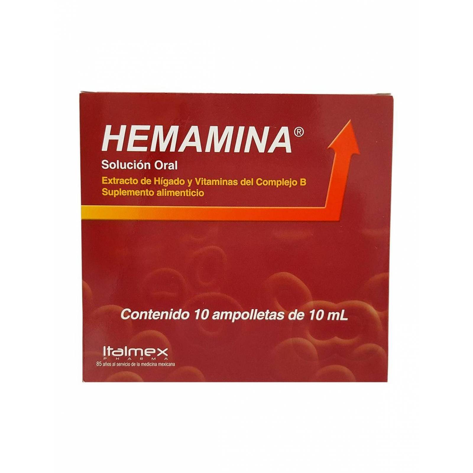 Hemamina Solución Oral Caja Con 10 Ampolletas Con 10 mL 