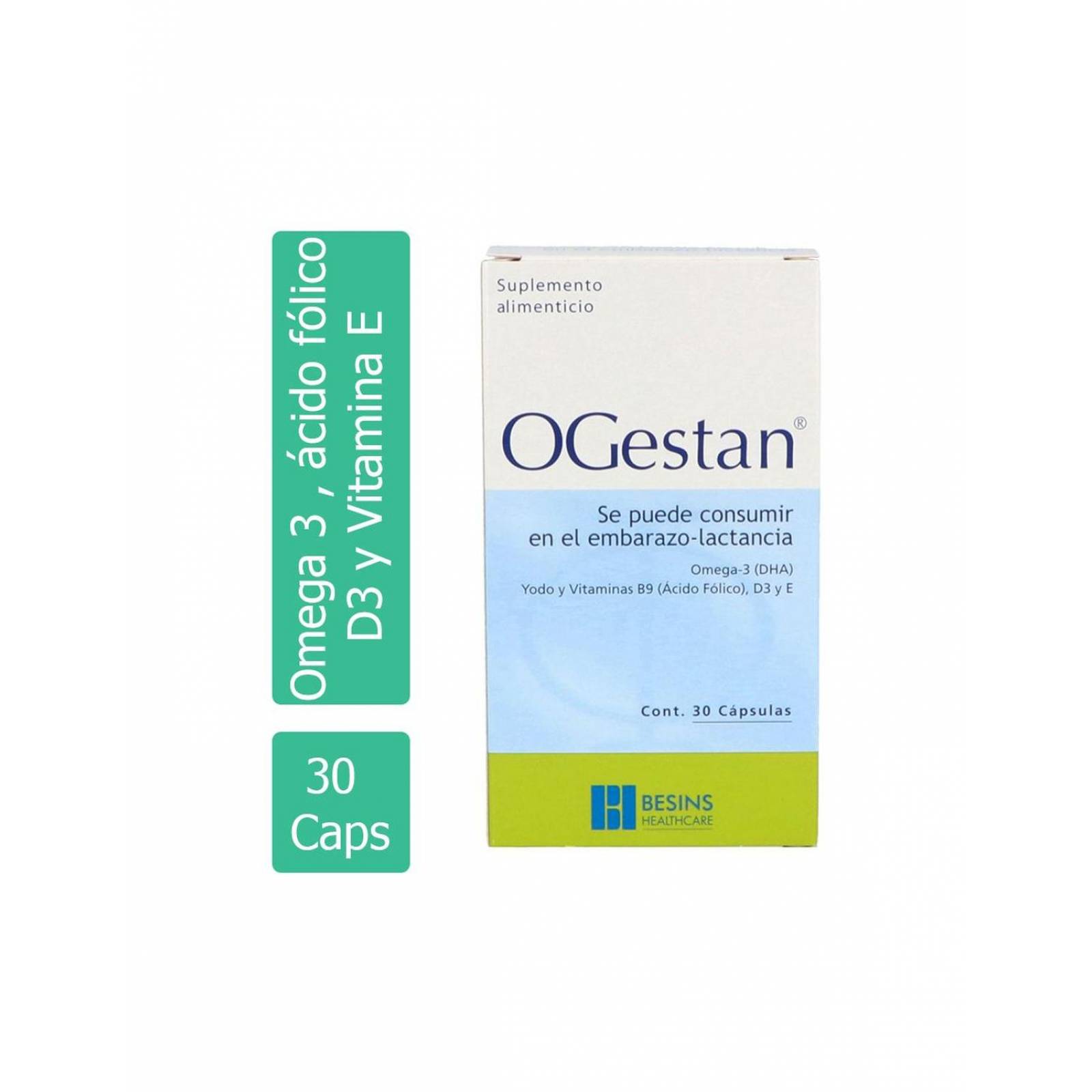 Ogestan Para 1 Mes Caja Con 30 Cápsulas 